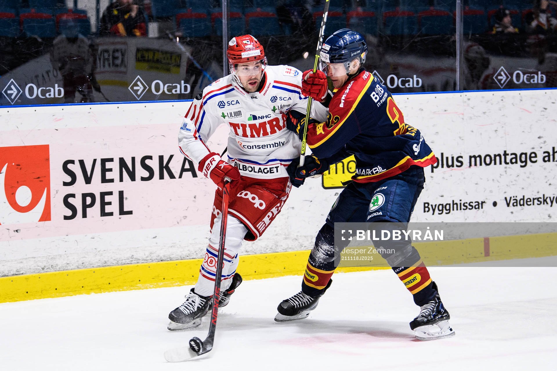 Timrås Nolan Zajac och Djurgårdens Filiph Engsund