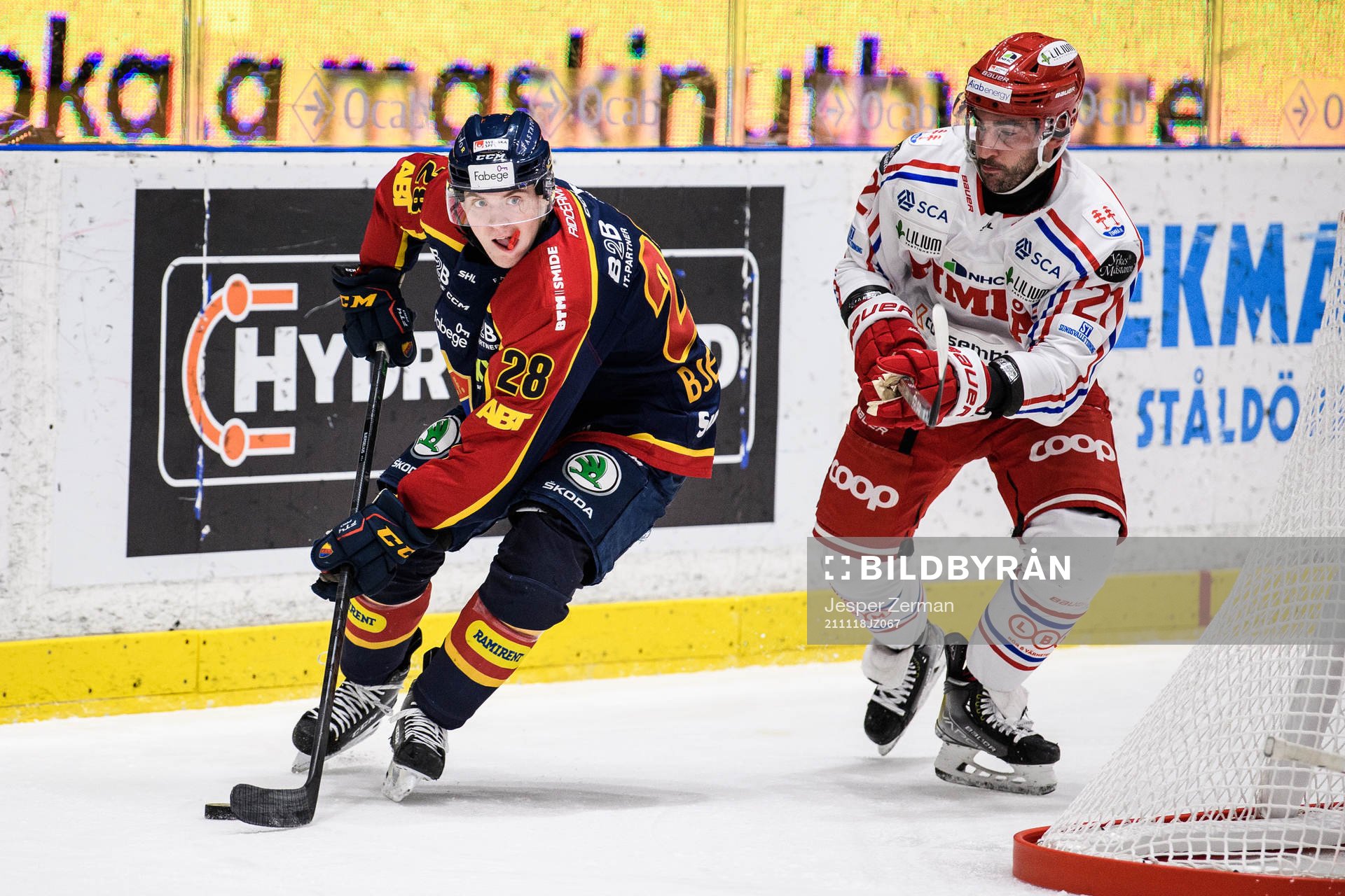 Djurgårdens d28<och Timrås Joey LaLeggia