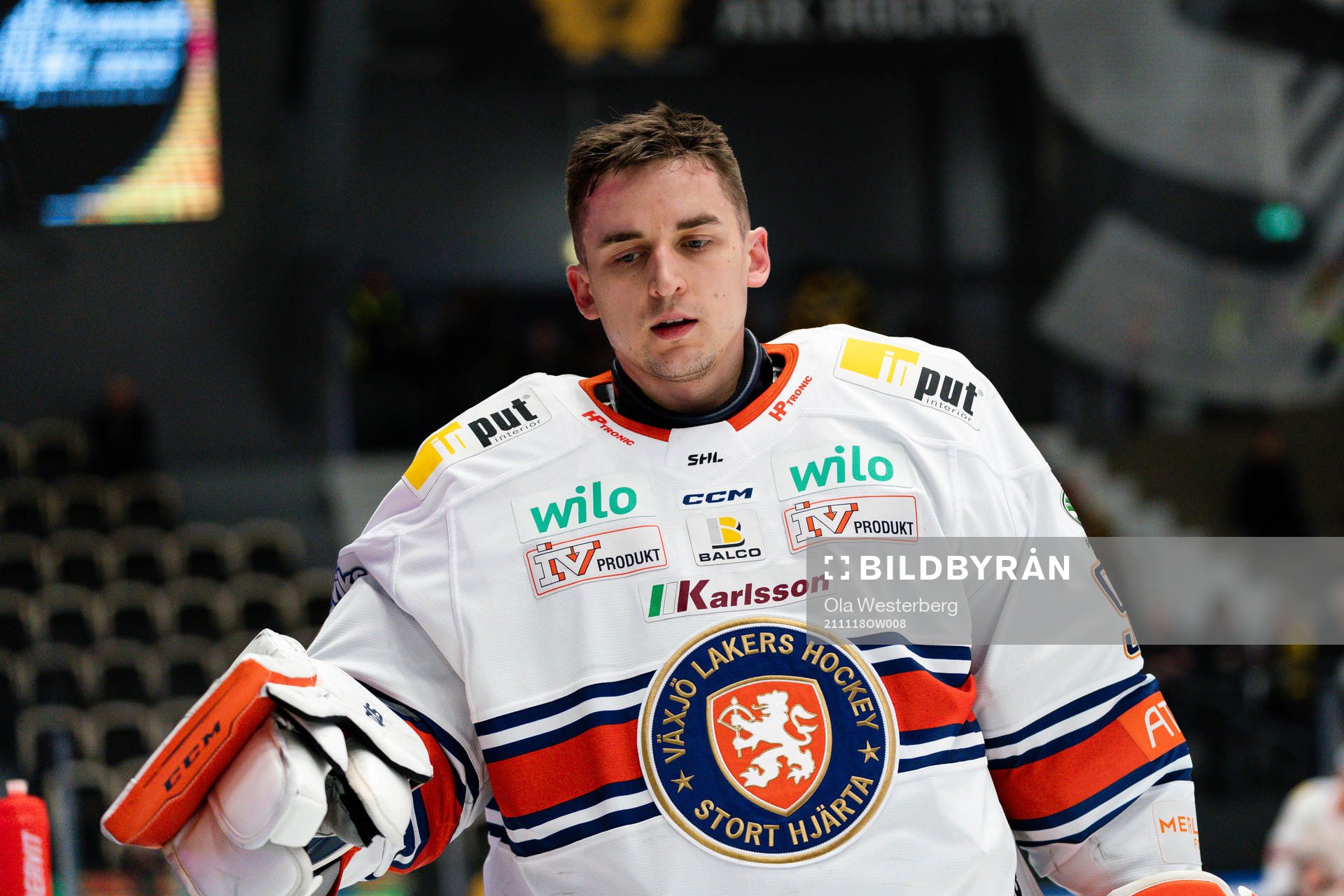 Växjös målvakt Janis Kalnins