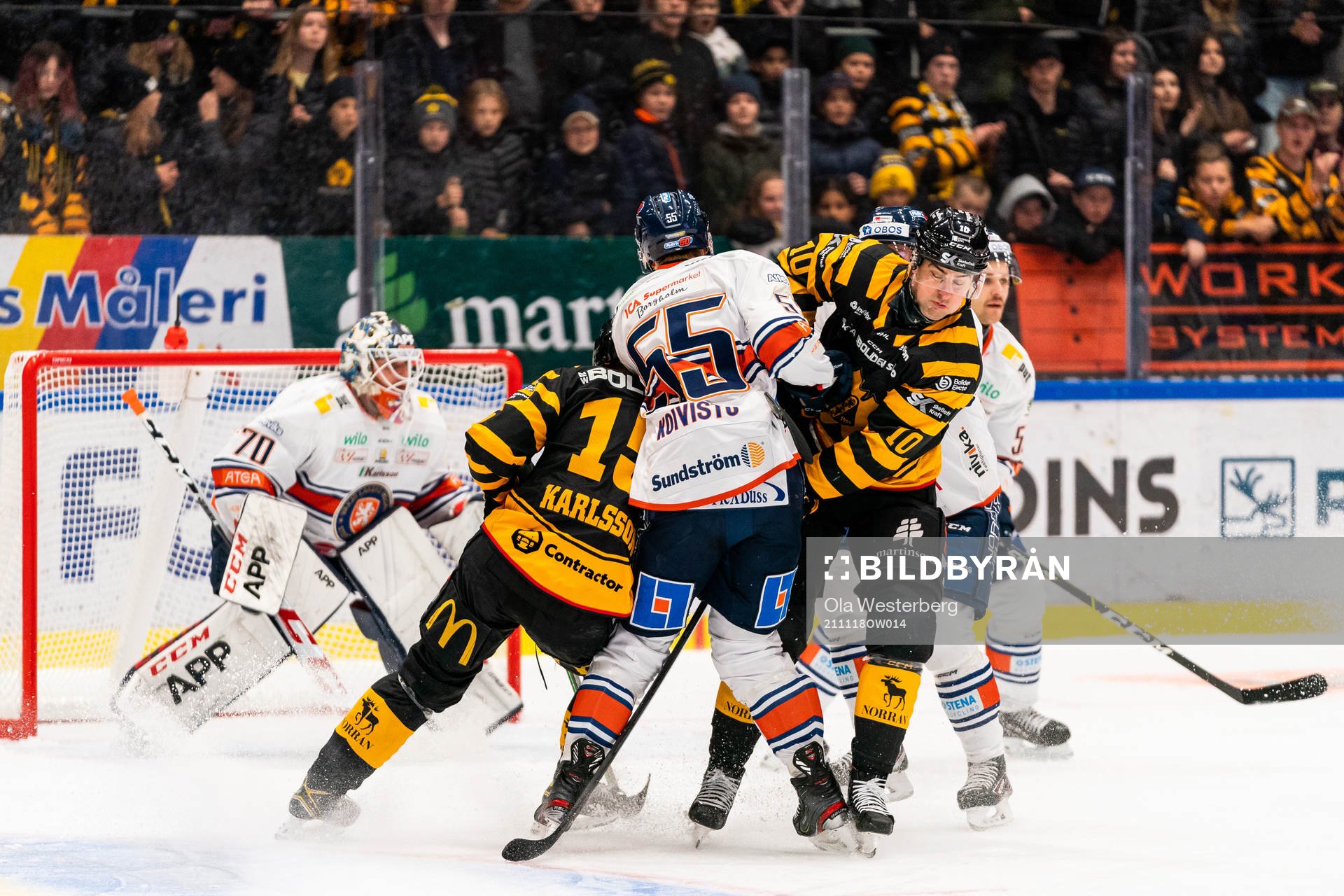 Växjös Miika Koivisto och Skellefteås Joakim Lindström