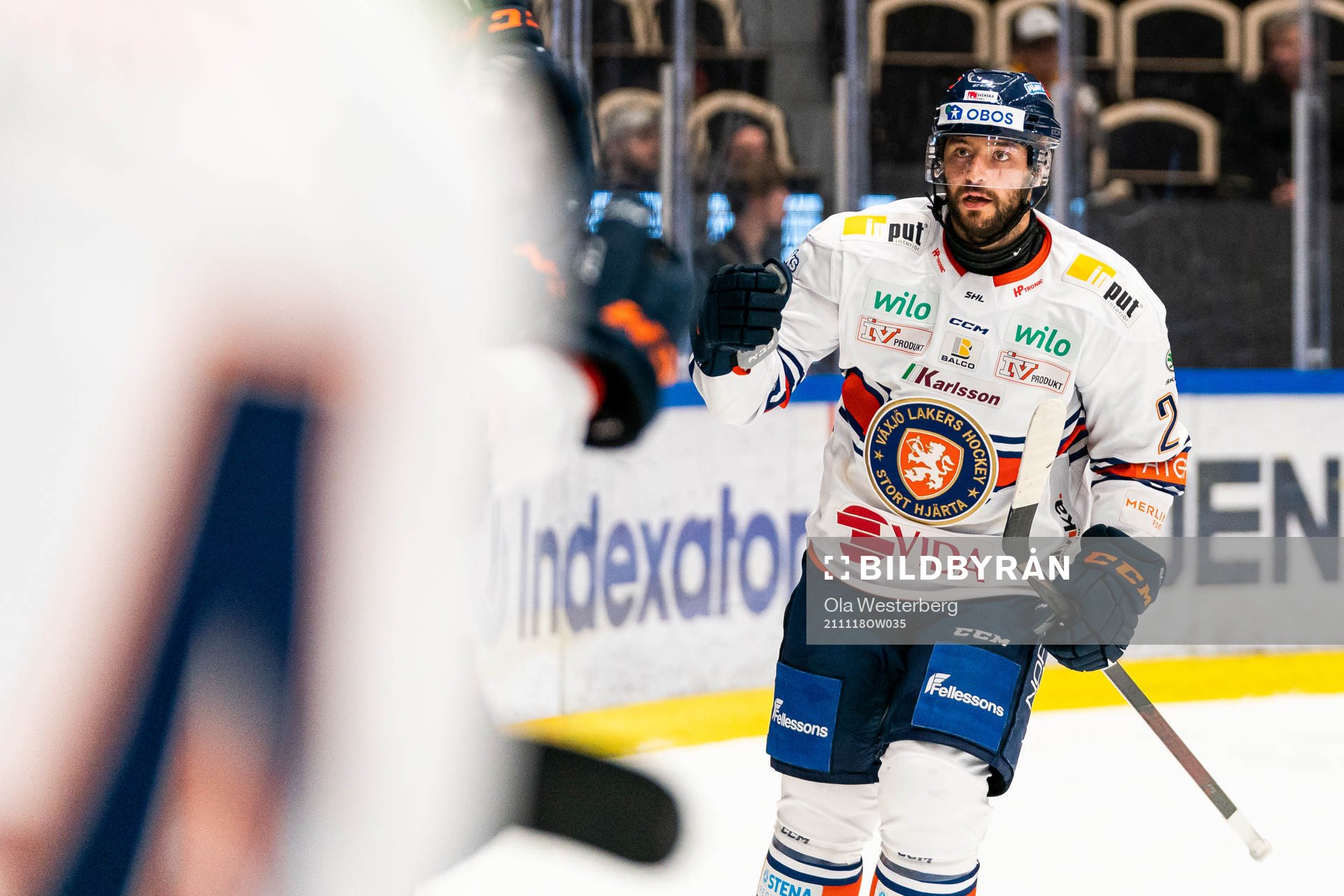 Växjös Tobias Rieder jublar