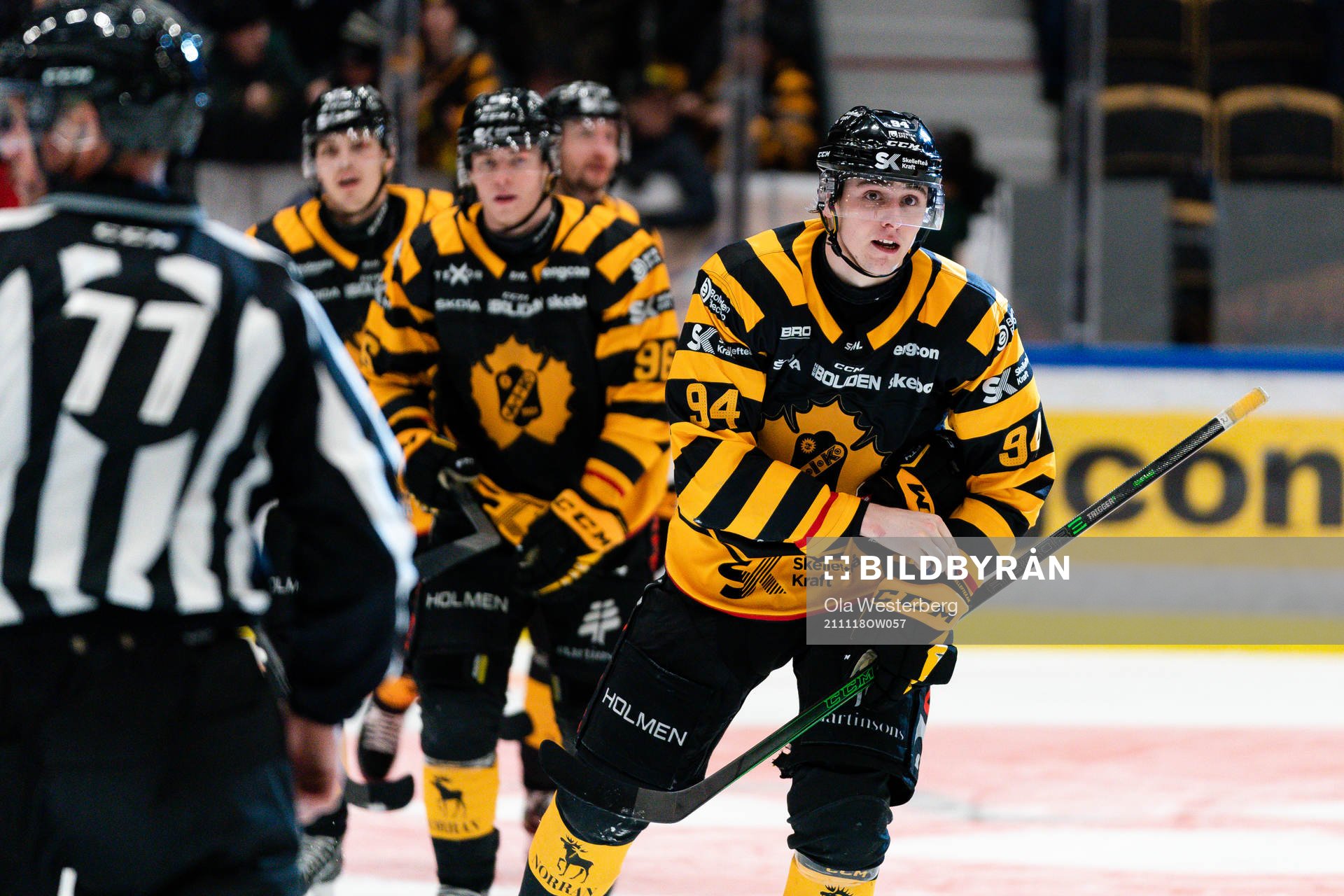 Skellefteås Linus Karlsson jublar