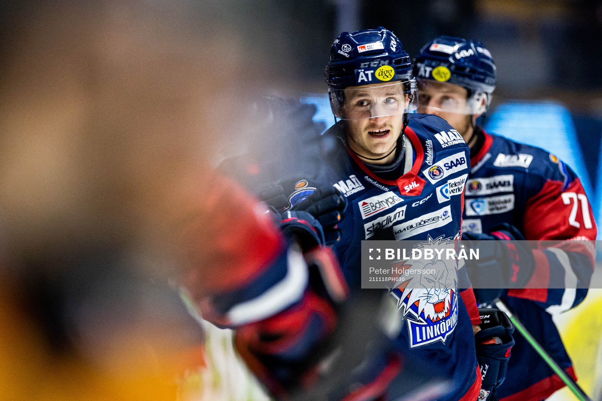 Linköpings Henrik Törnqvist jublar