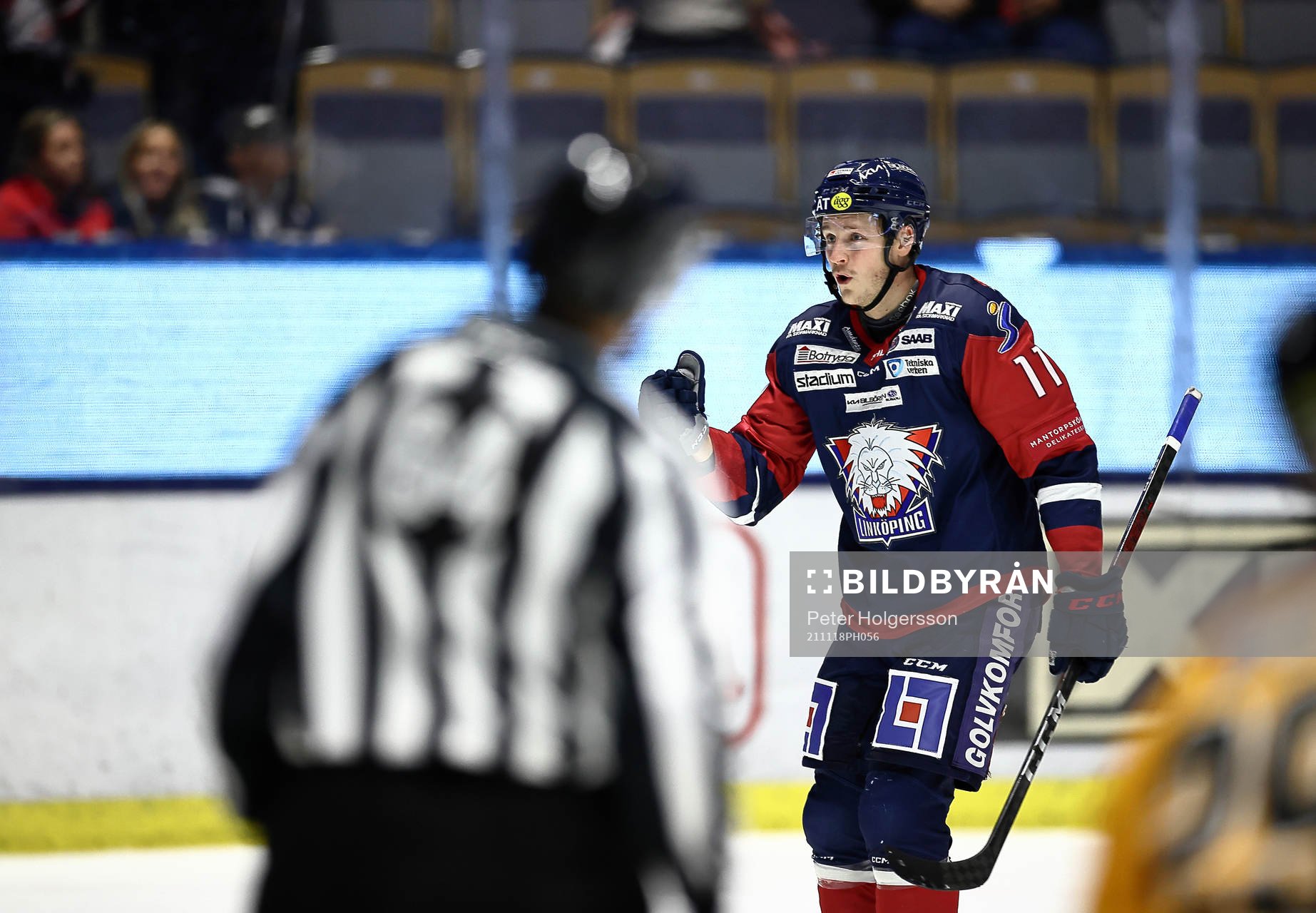 under ishockeymatchen i SHL mellan Linköping och Luleå