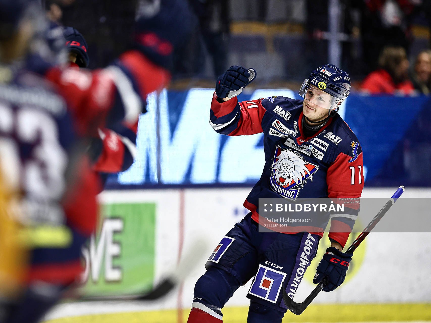Linköpings Henrik Törnqvist jublar