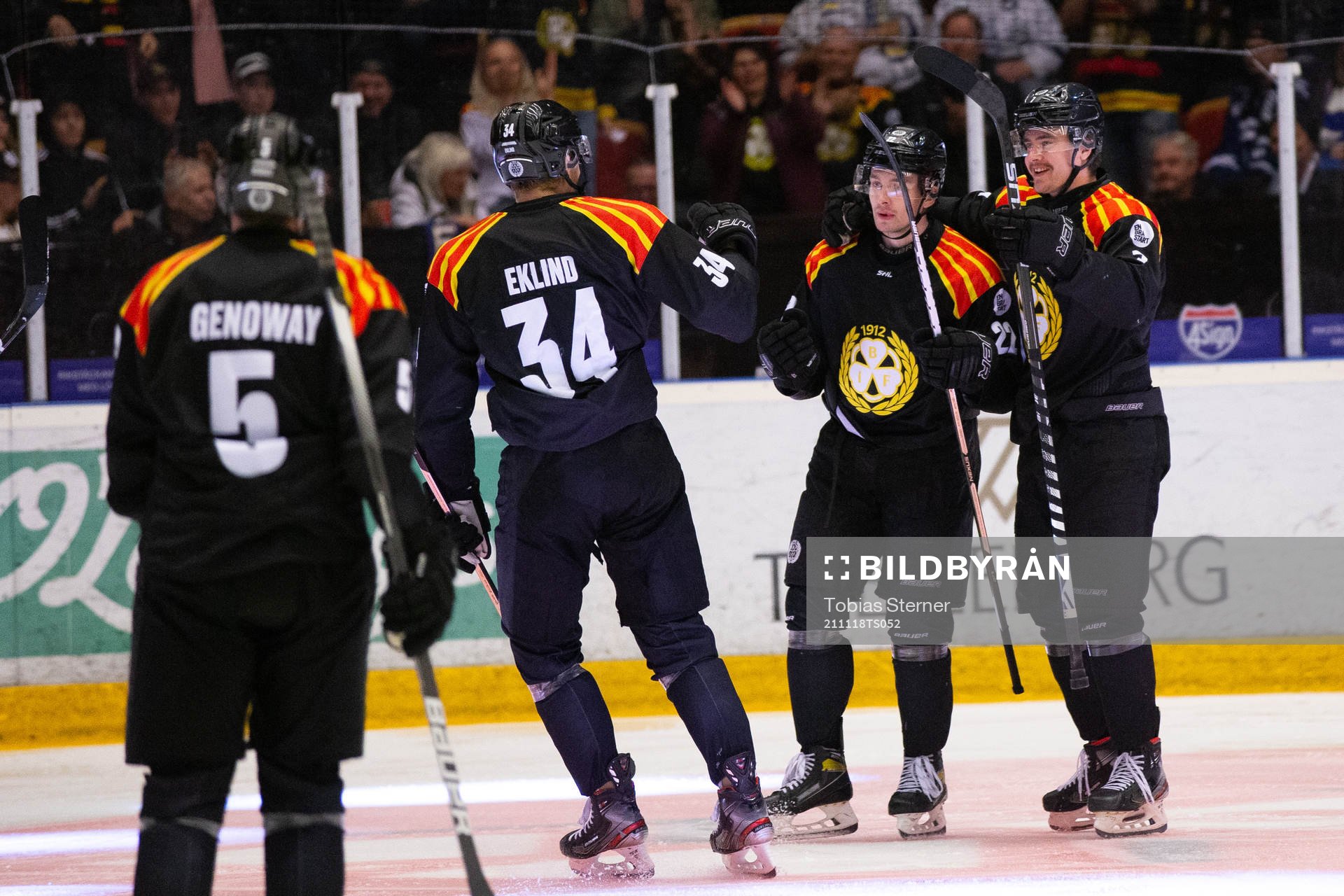 Brynäs Adam Pettersson jublar