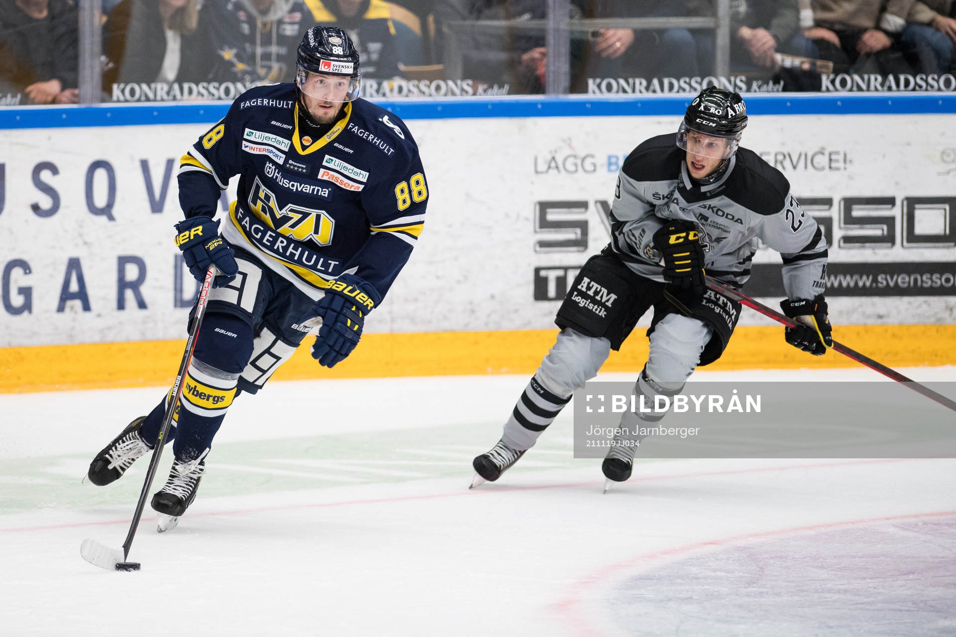 s Jesper Kokkonen och AIK:s Fredric Weigel