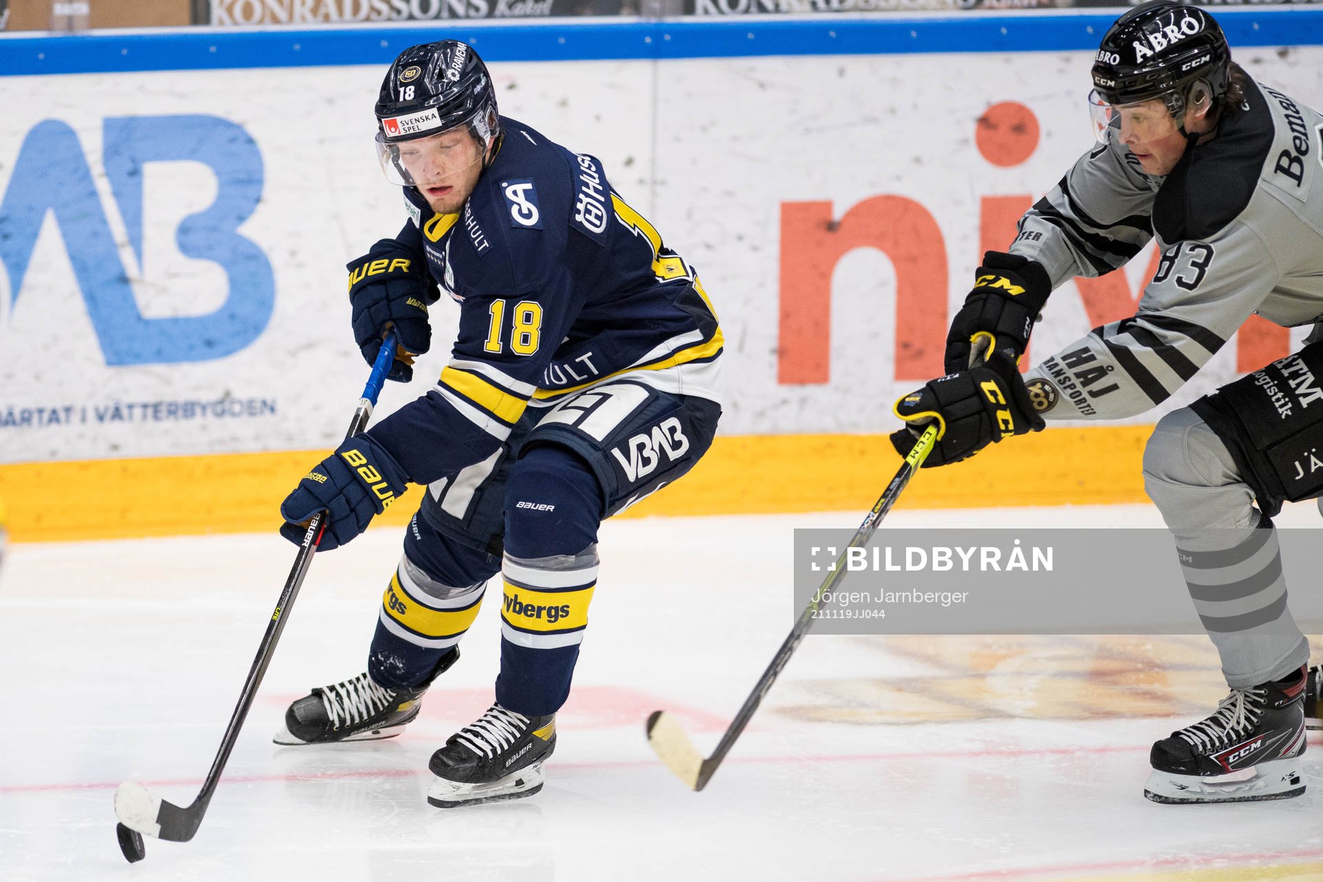 s Zion Nybeck och AIK:s Malte Setkov