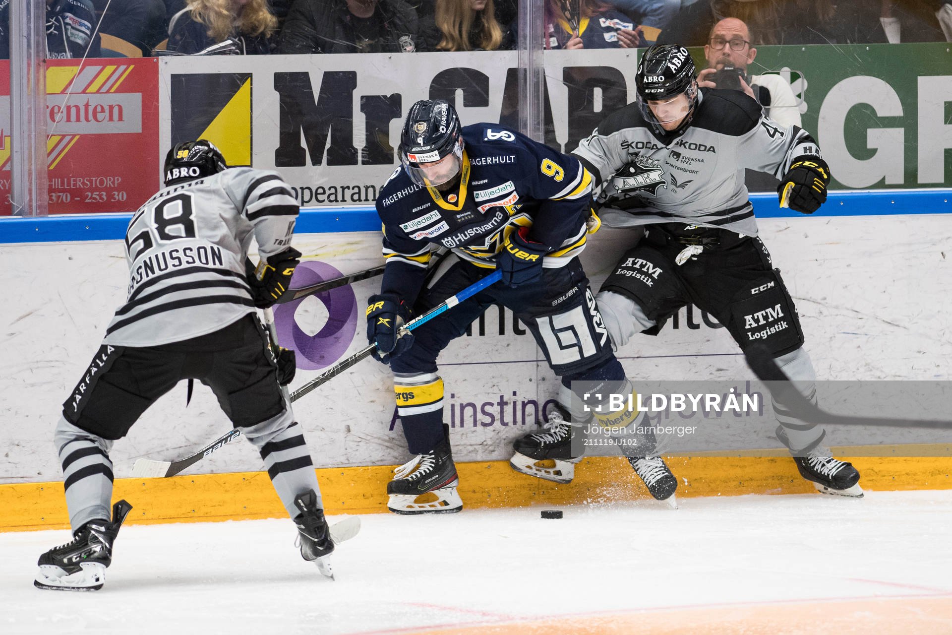 s Taylor Matson och AIK:s Eric Norin
