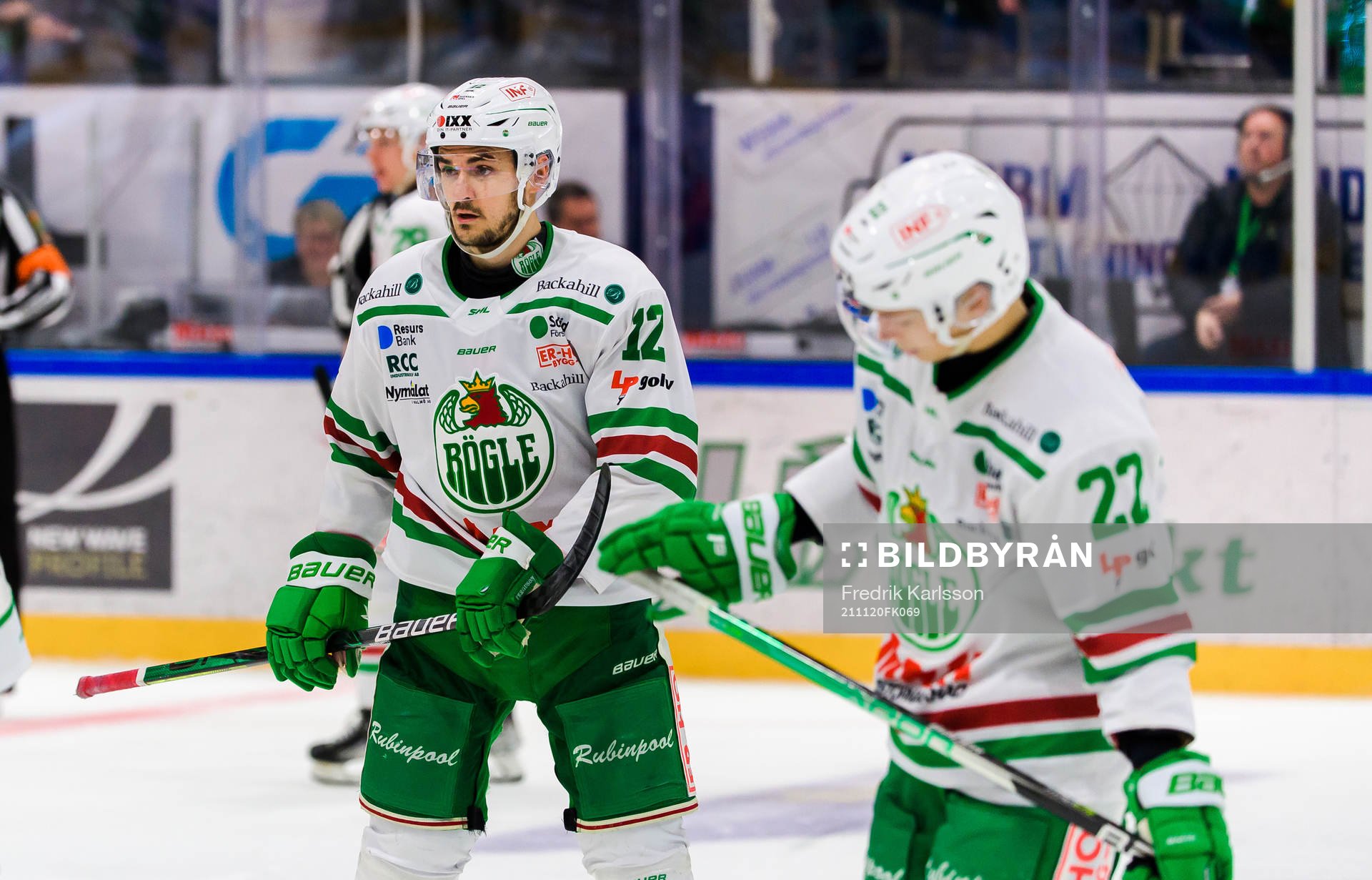 Rögles Brady Ferguson och Samuel Jonsson deppar