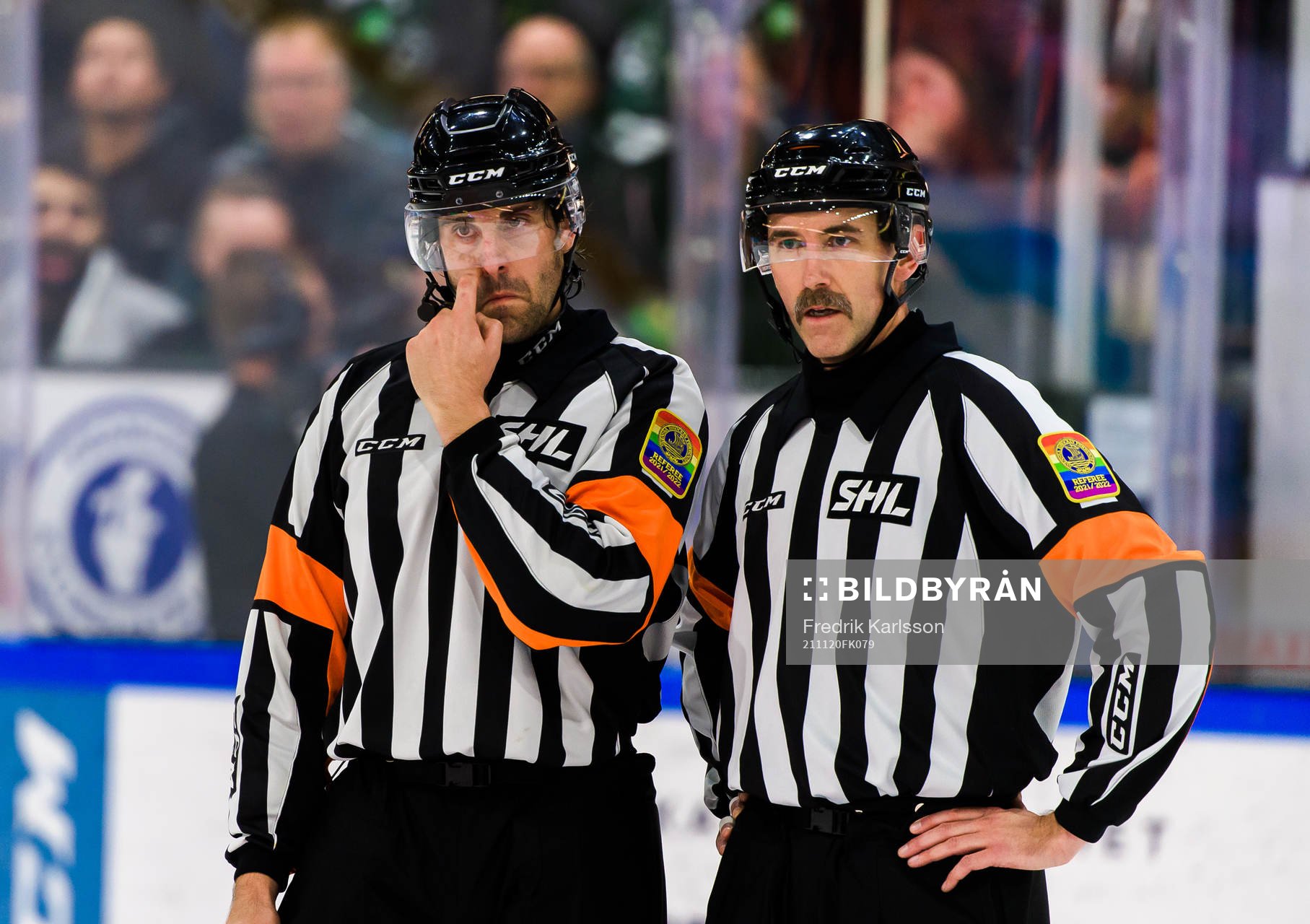 Domare Mikael Sjöqvist och Domare Linus Öhlund