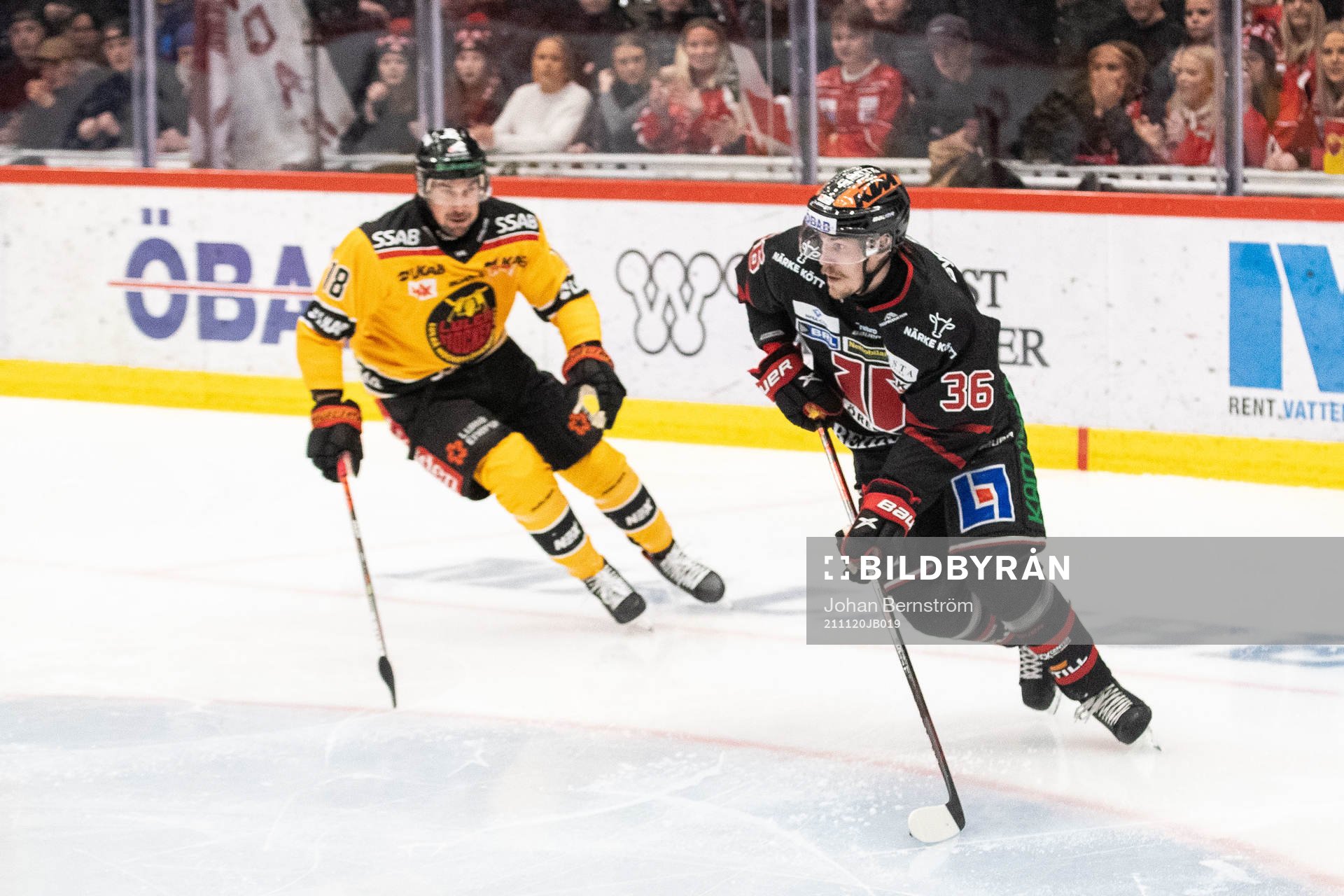 Luleås Sami Lepistö och Örebros Emil Larsson