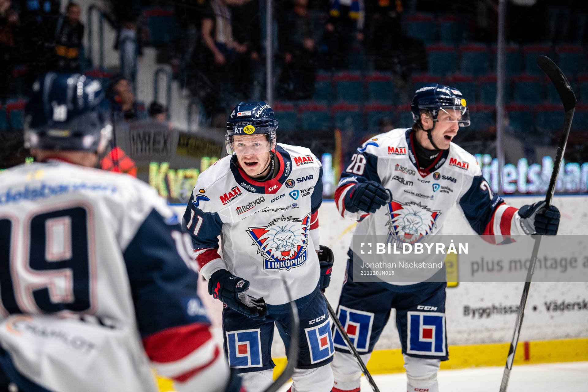 Linköpings Henrik Törnqvist jublar