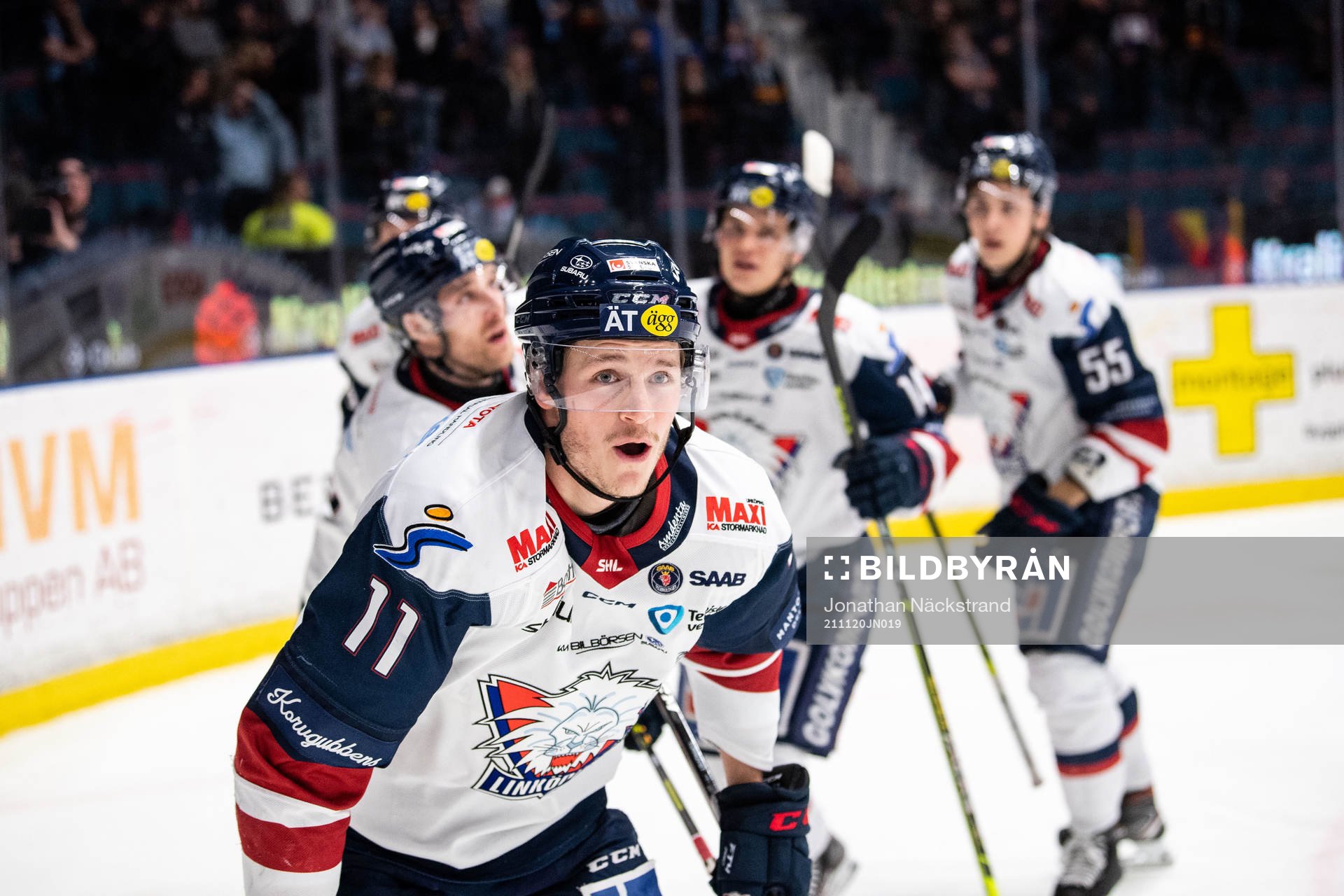 Linköpings Henrik Törnqvist jublar