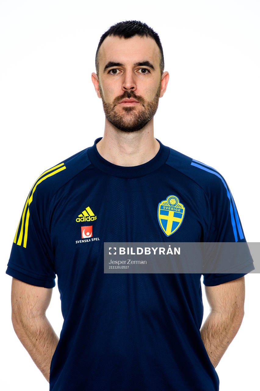 Analytiker Robin Blommé i F15-landslaget