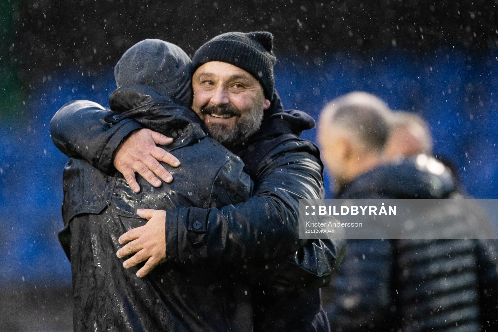 Utsiktens manager Bosko Orovic jublar