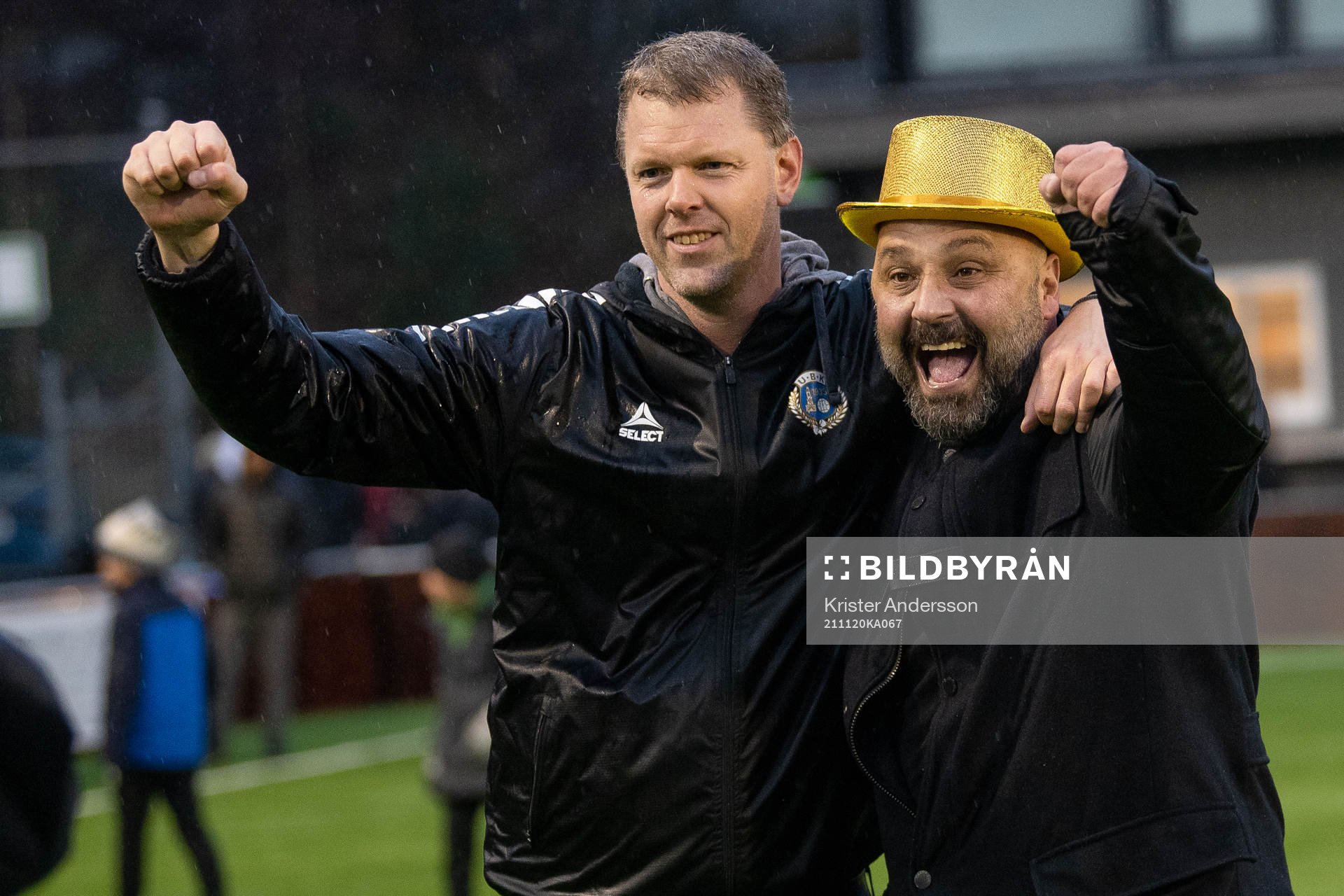 Utsiktens manager Bosko Orovic (th)