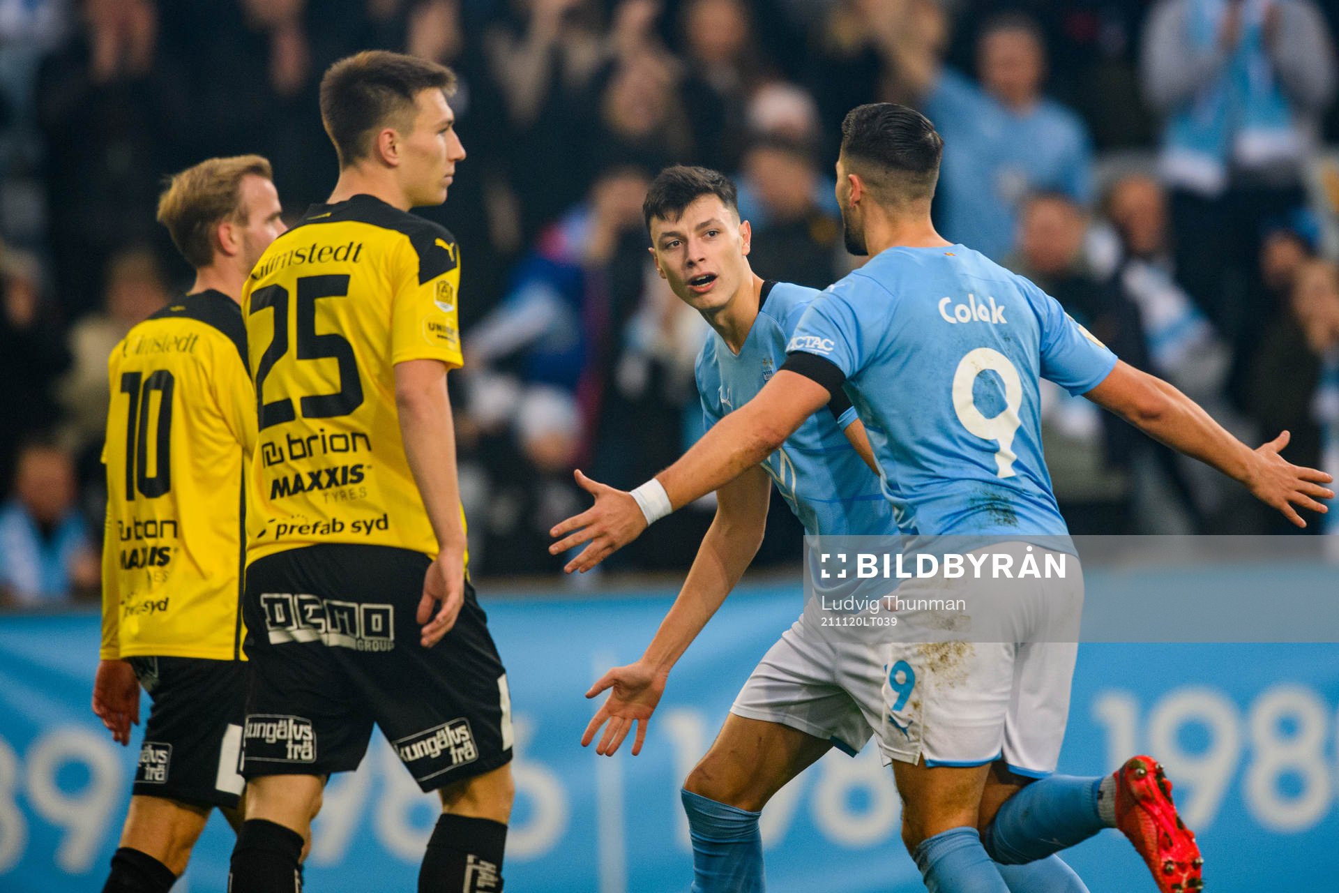 Antonio Colak och Anel Ahmedhodzic jublar