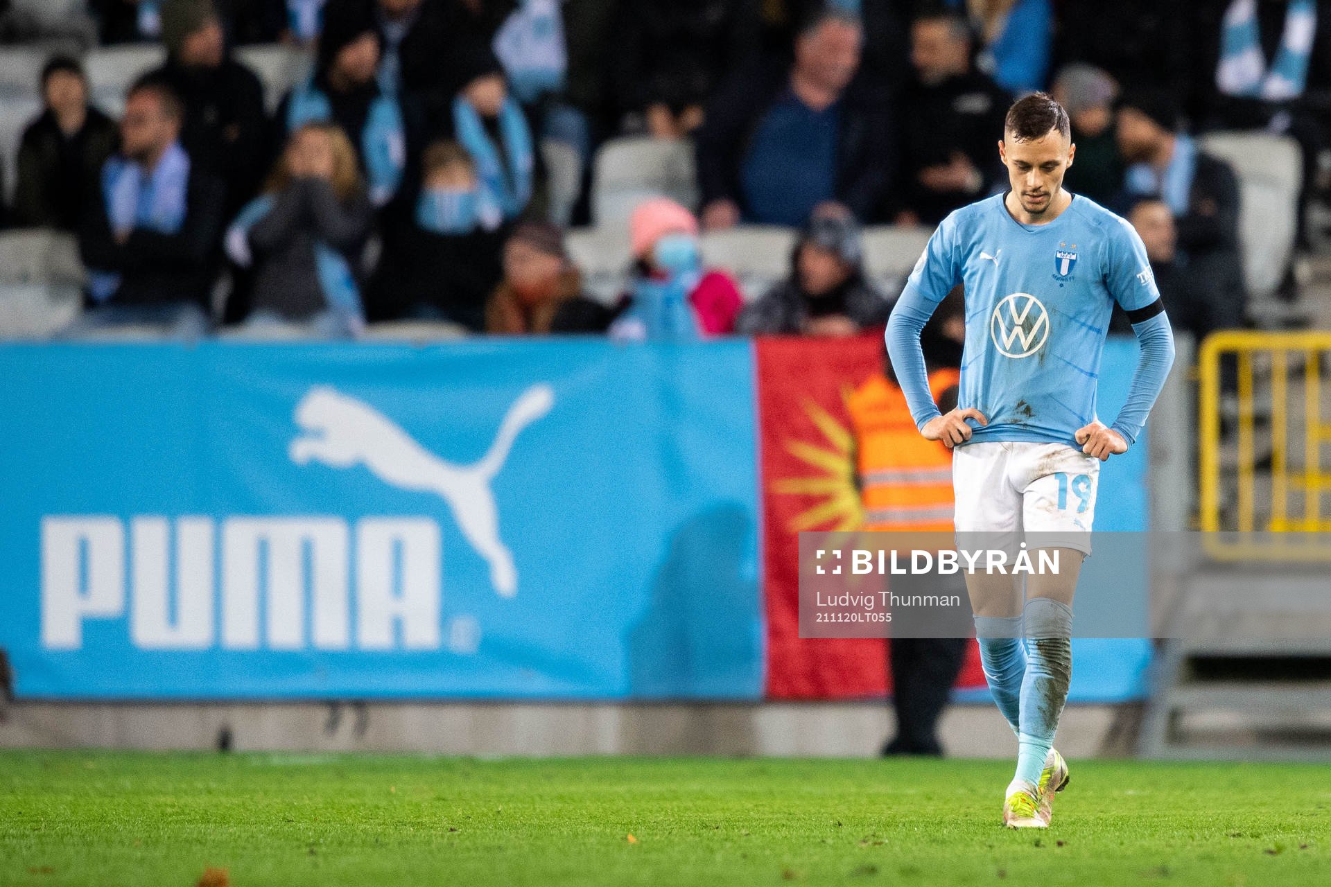 Malmö FFs Veljko Birmancevic deppar