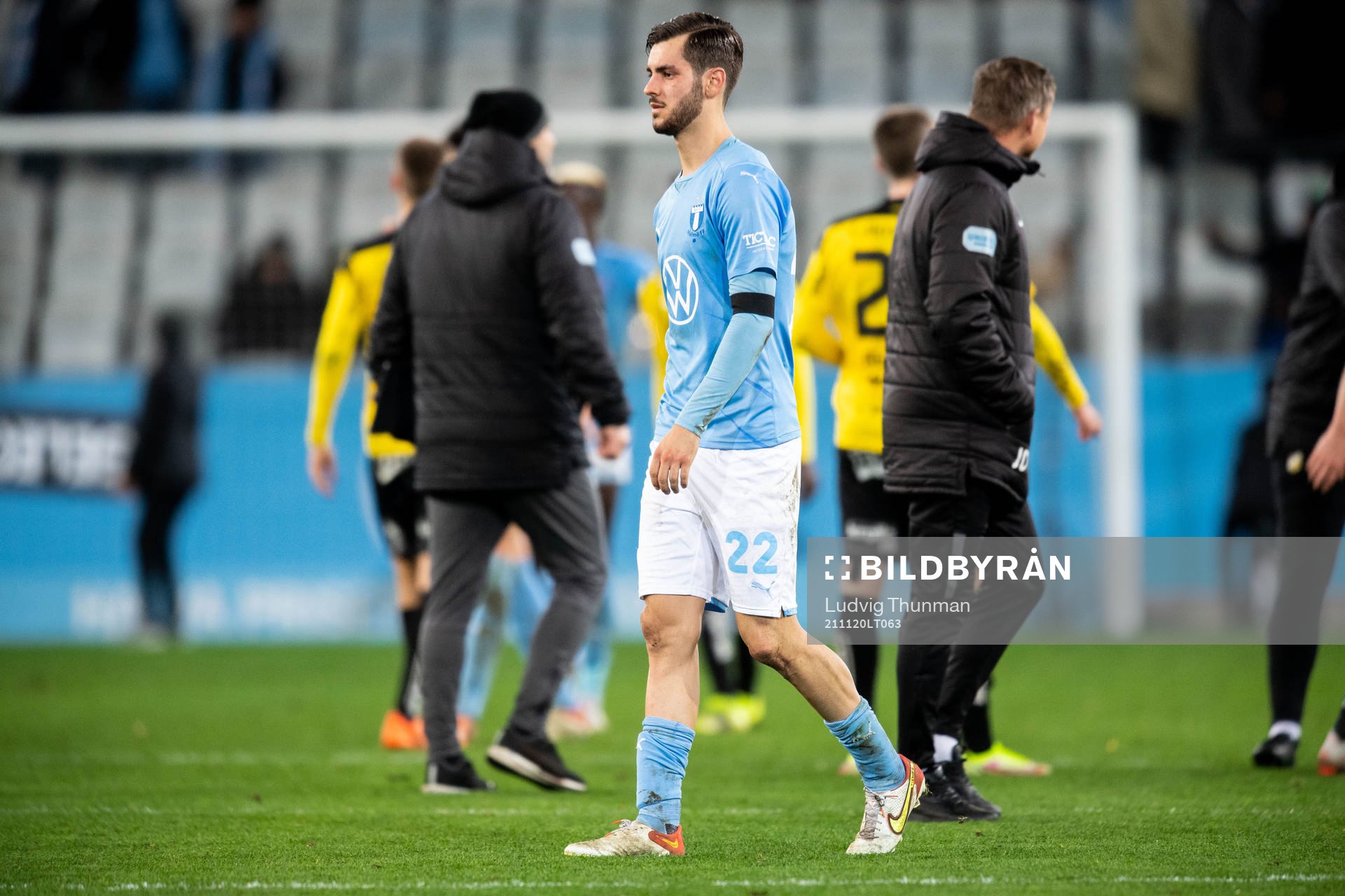 Malmö FFs Adi Nalic deppar