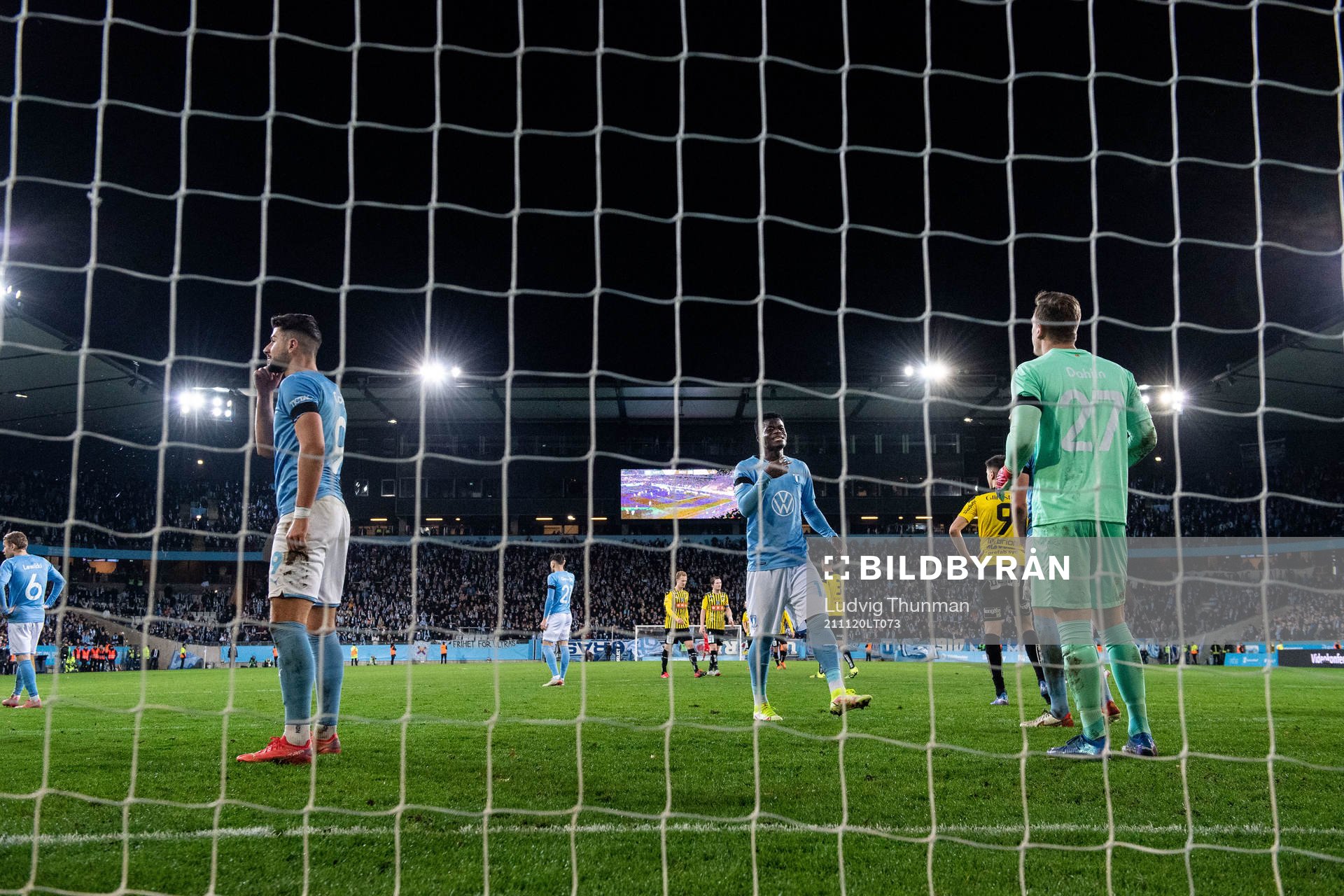 Malmö FFs Antonio Colak, Malik Abubakari och målvakt