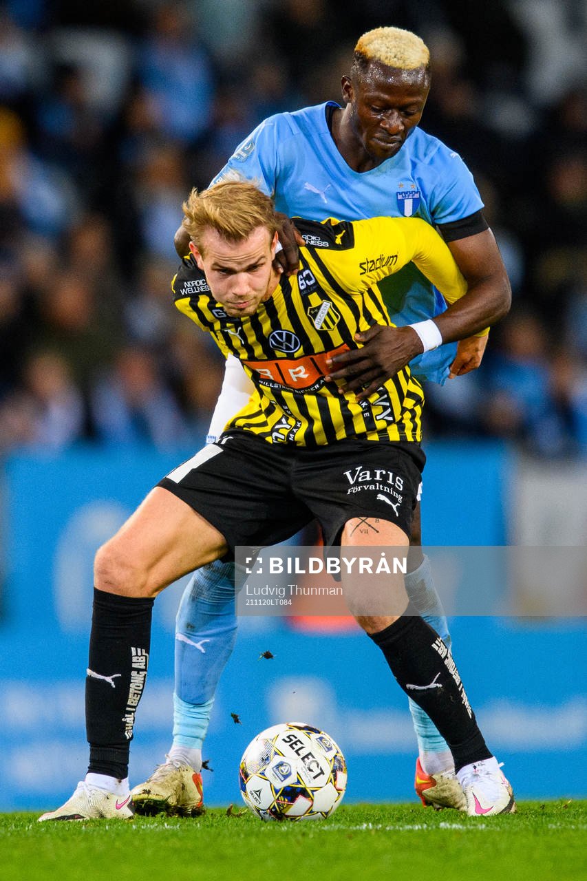 Häckens Jasse Tuominen och Malmö FFs Bonke Innocent