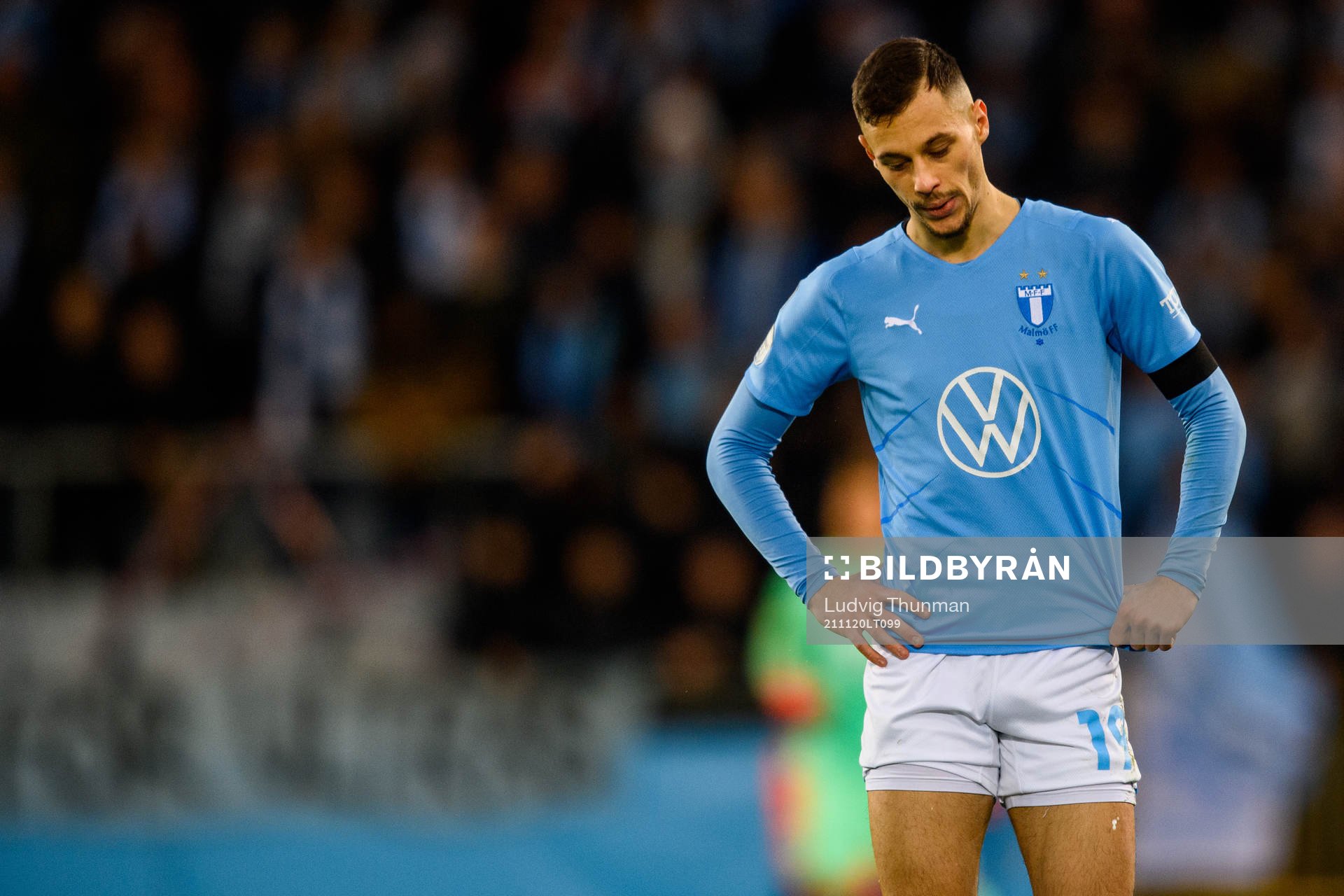 Malmö FFs Veljko Birmancevic deppar
