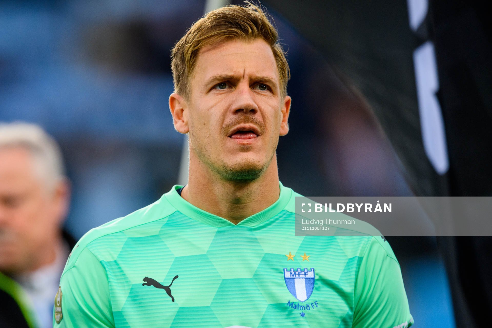 Malmö FFs målvakt Johan Dahlin