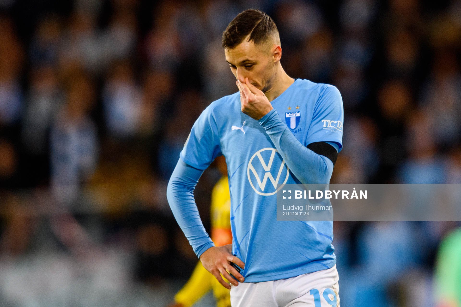 Malmö FFs Veljko Birmancevic deppar