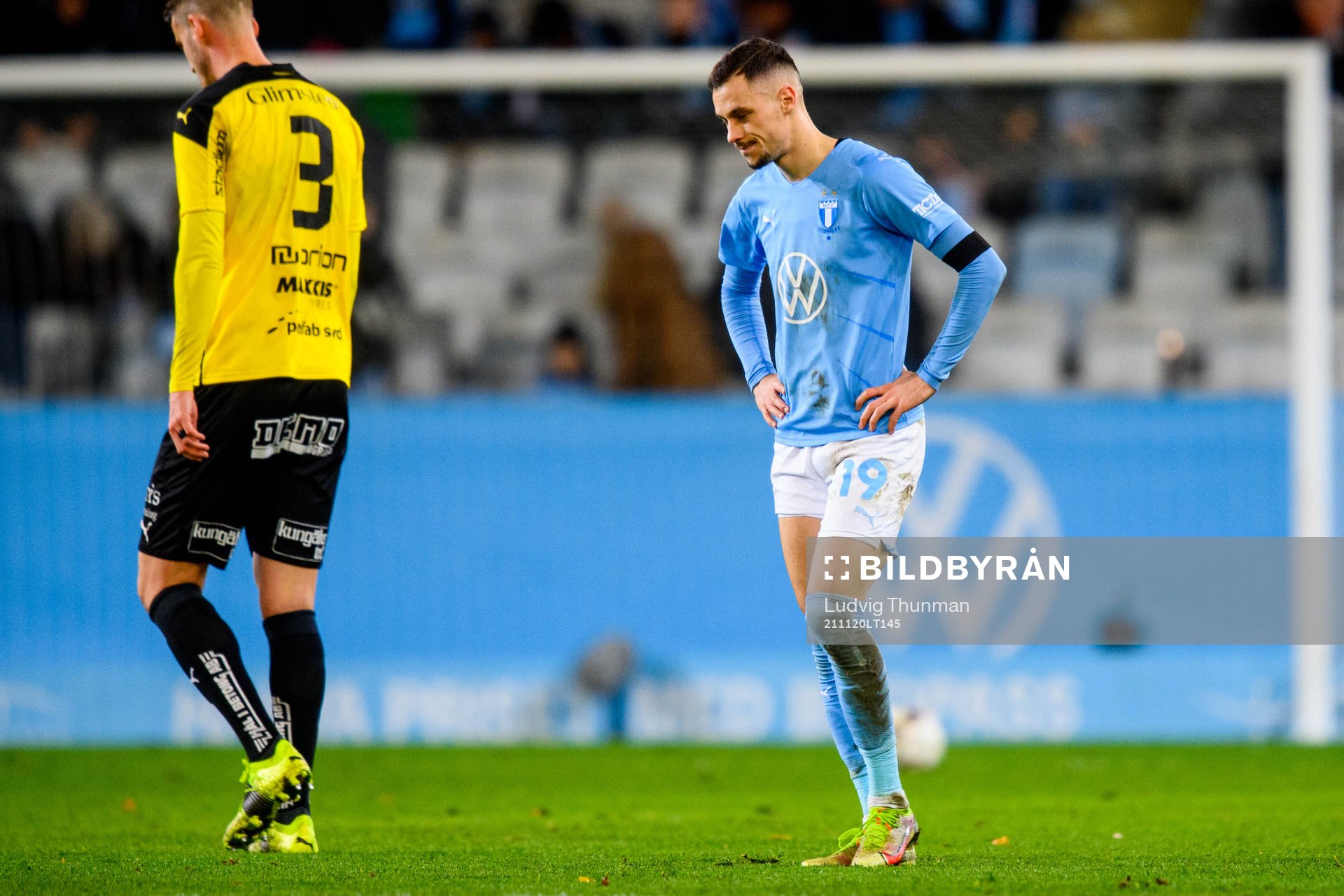 Malmö FFs Veljko Birmancevic deppar