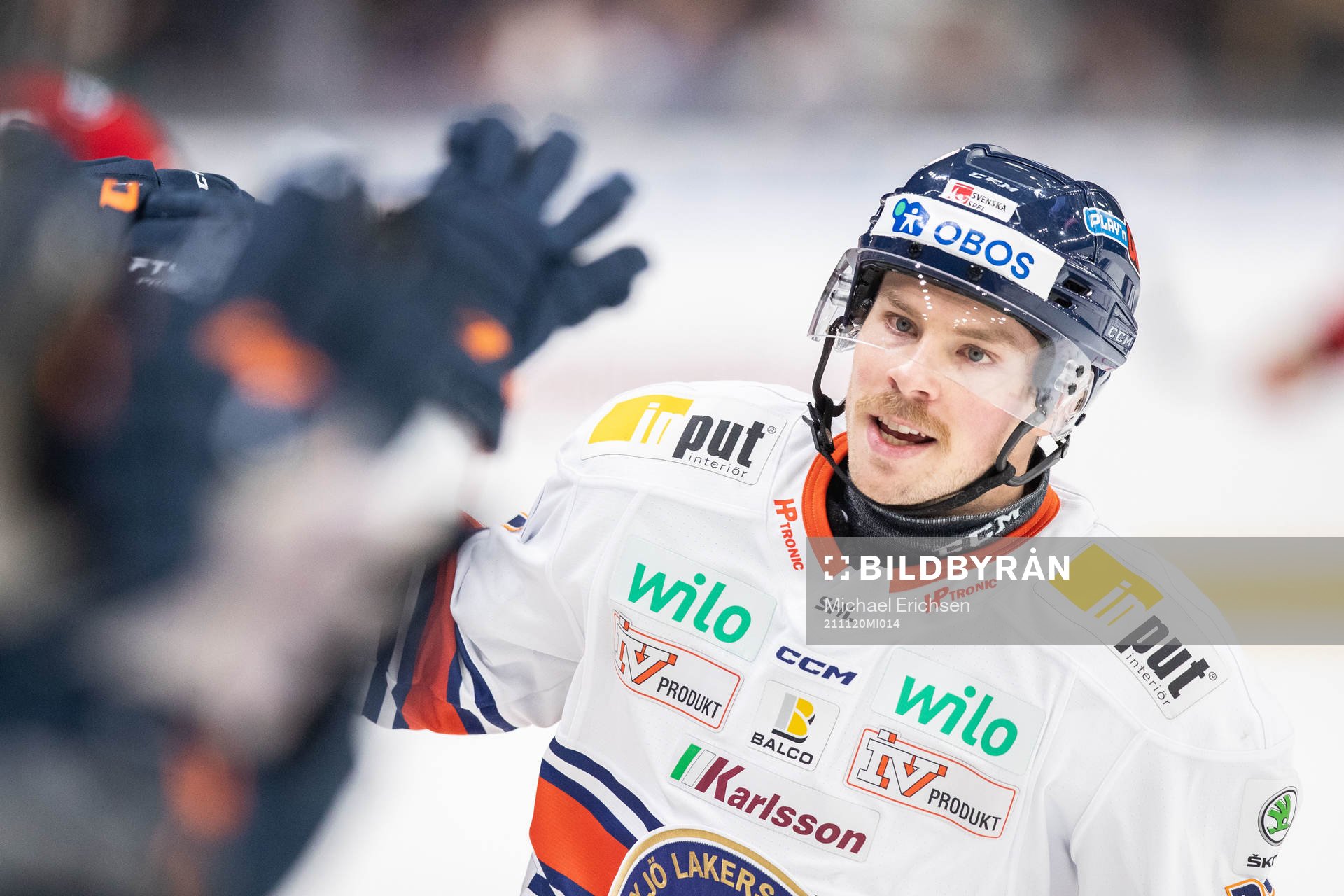 Växjös Emil Forslund jublar