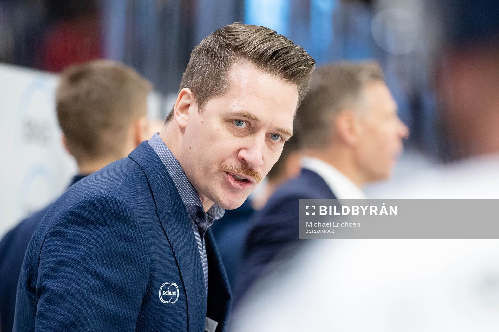 Växjös tränare Sam Hallam