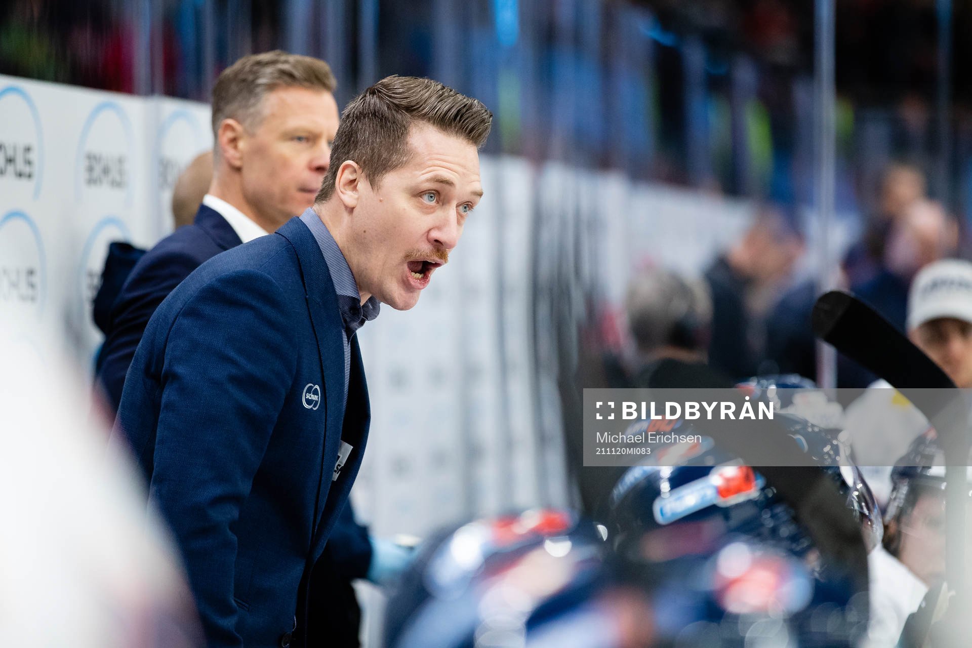Växjös tränare Sam Hallam