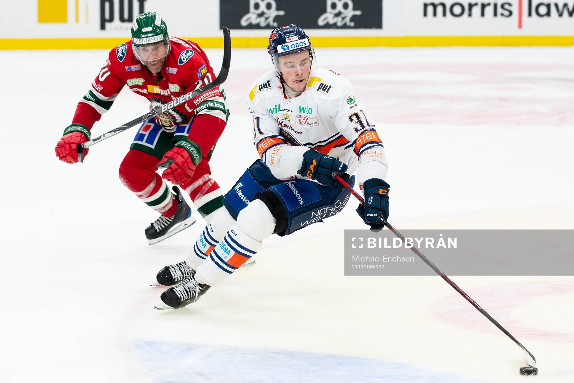 Frölundas Joel Lundqvist och Växjös Olle Lycksell