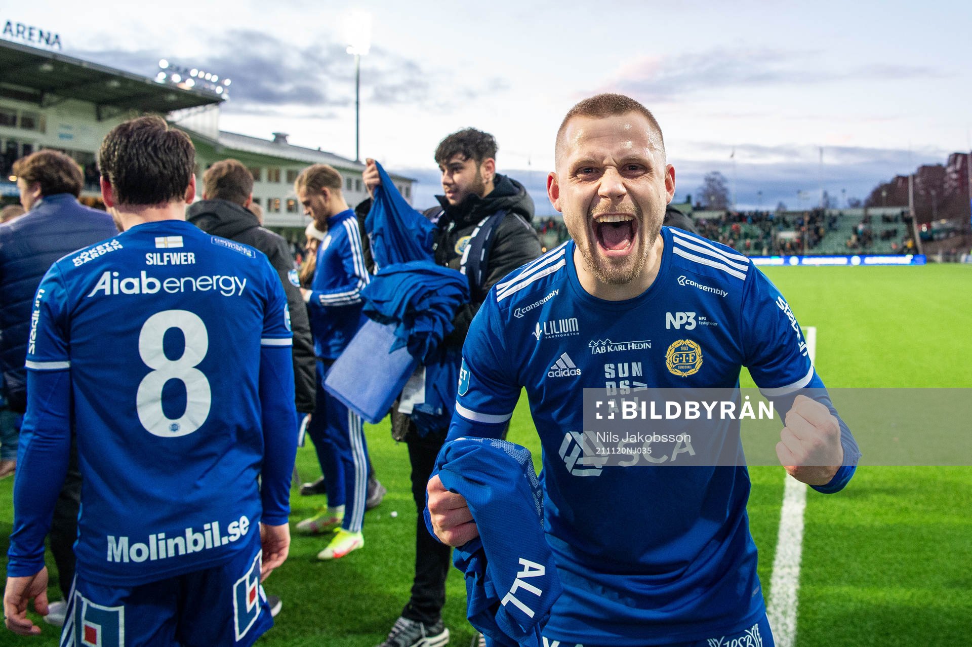 Sundsvalls Erik Andersson jublar