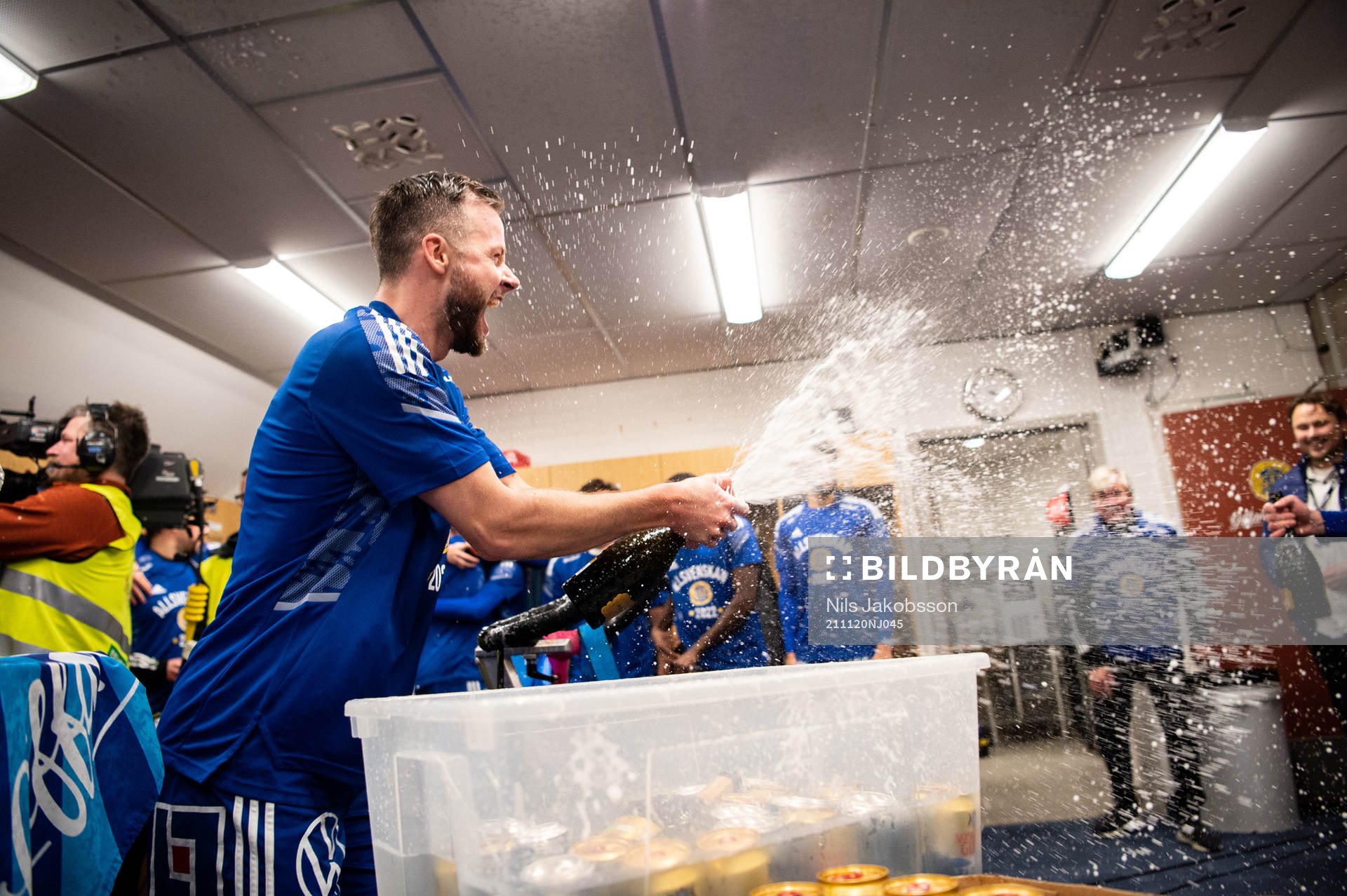 Sundsvalls Robert Lundström jublar