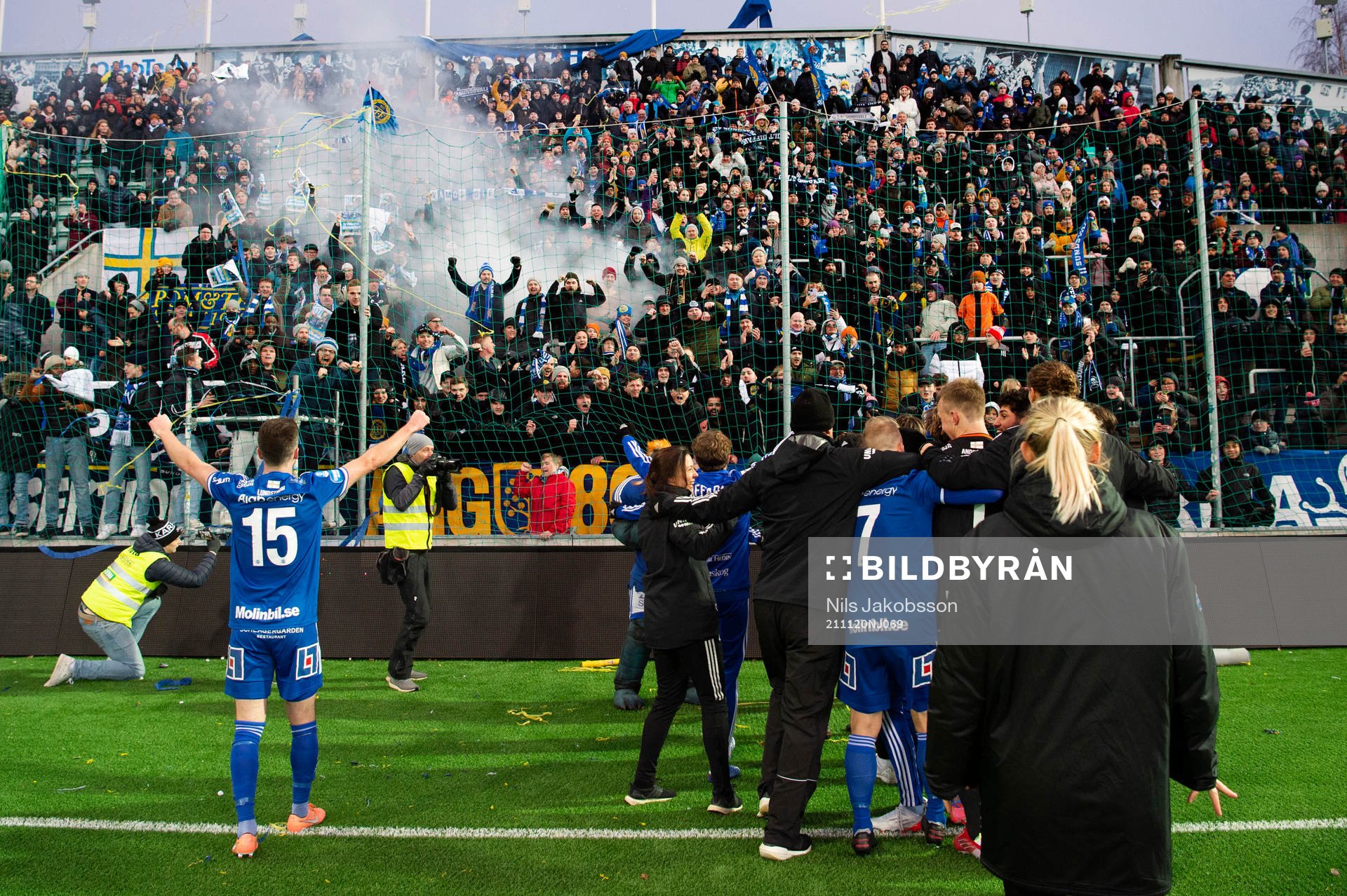 under fotbollsmatchen i Superettan mellan GIF Sundsvall och