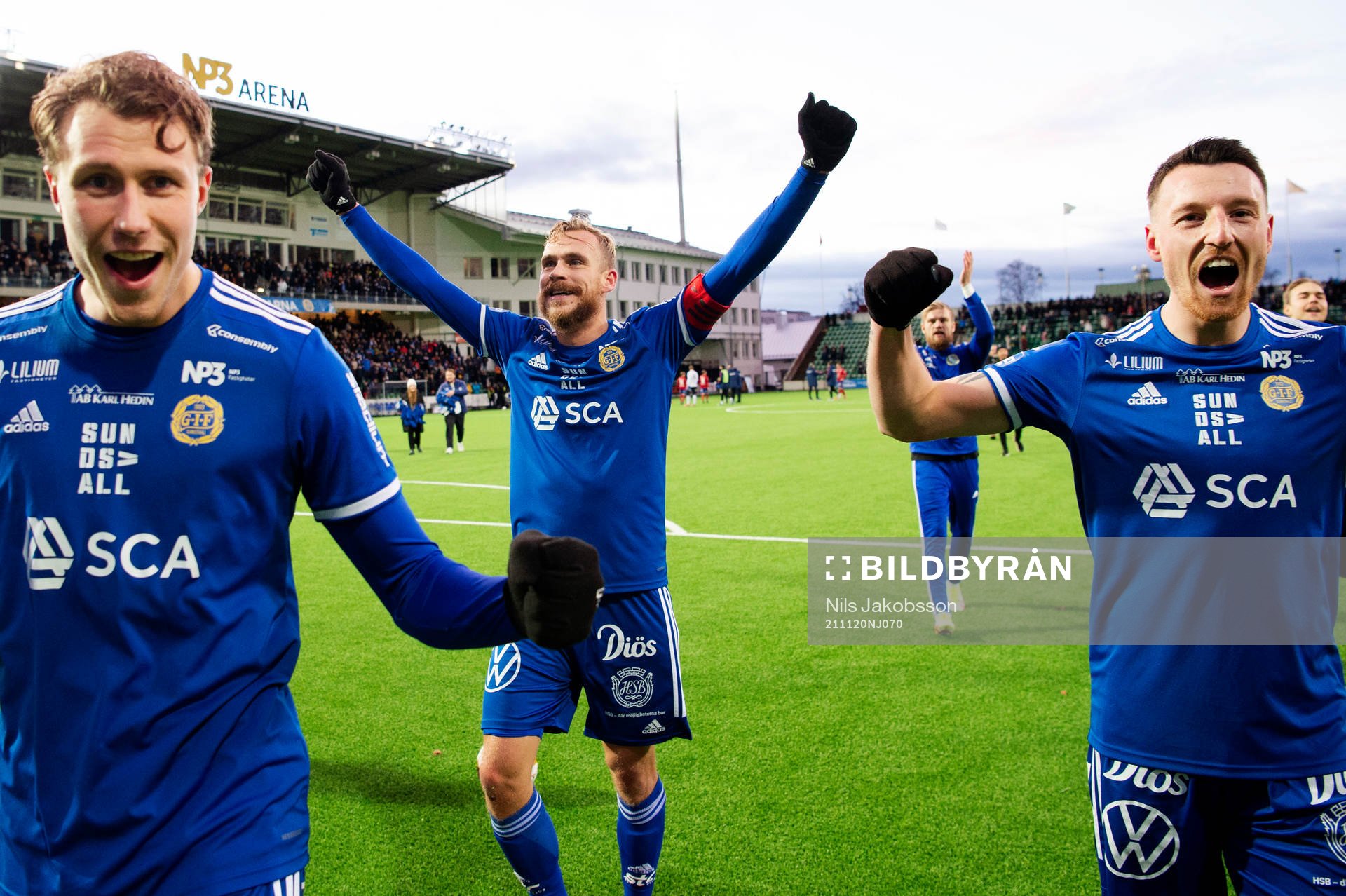 Sundsvalls Niklas Dalhström, Pontus Engblom och Alexander