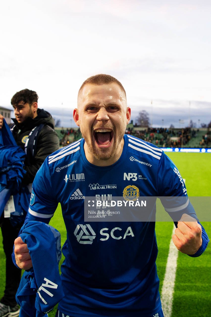 Sundsvalls Erik Andersson jublar