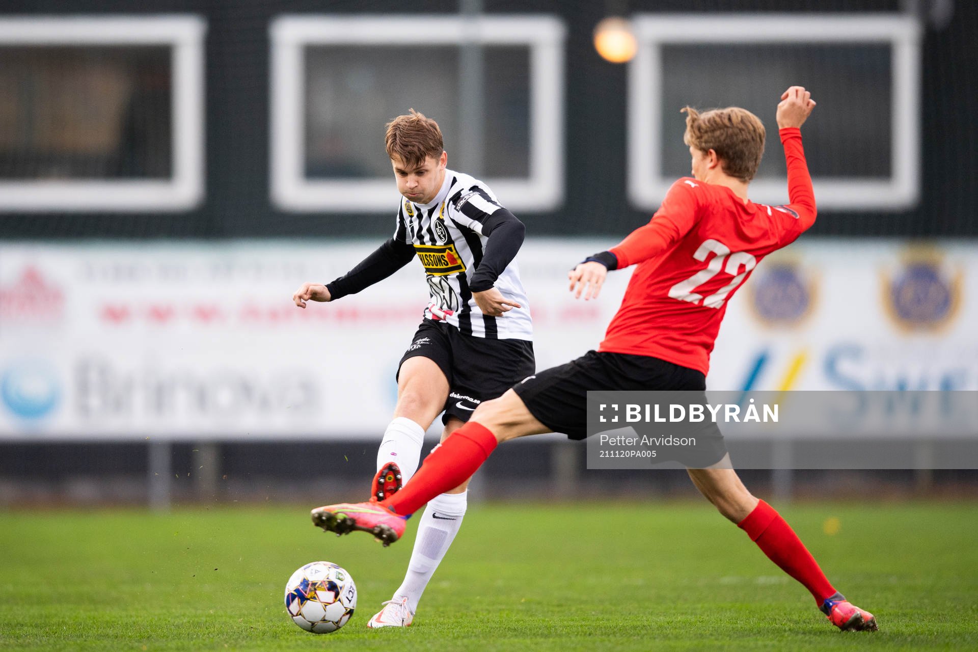 Landskronas Emil Jönsson och Vasalunds Tom Strannegård