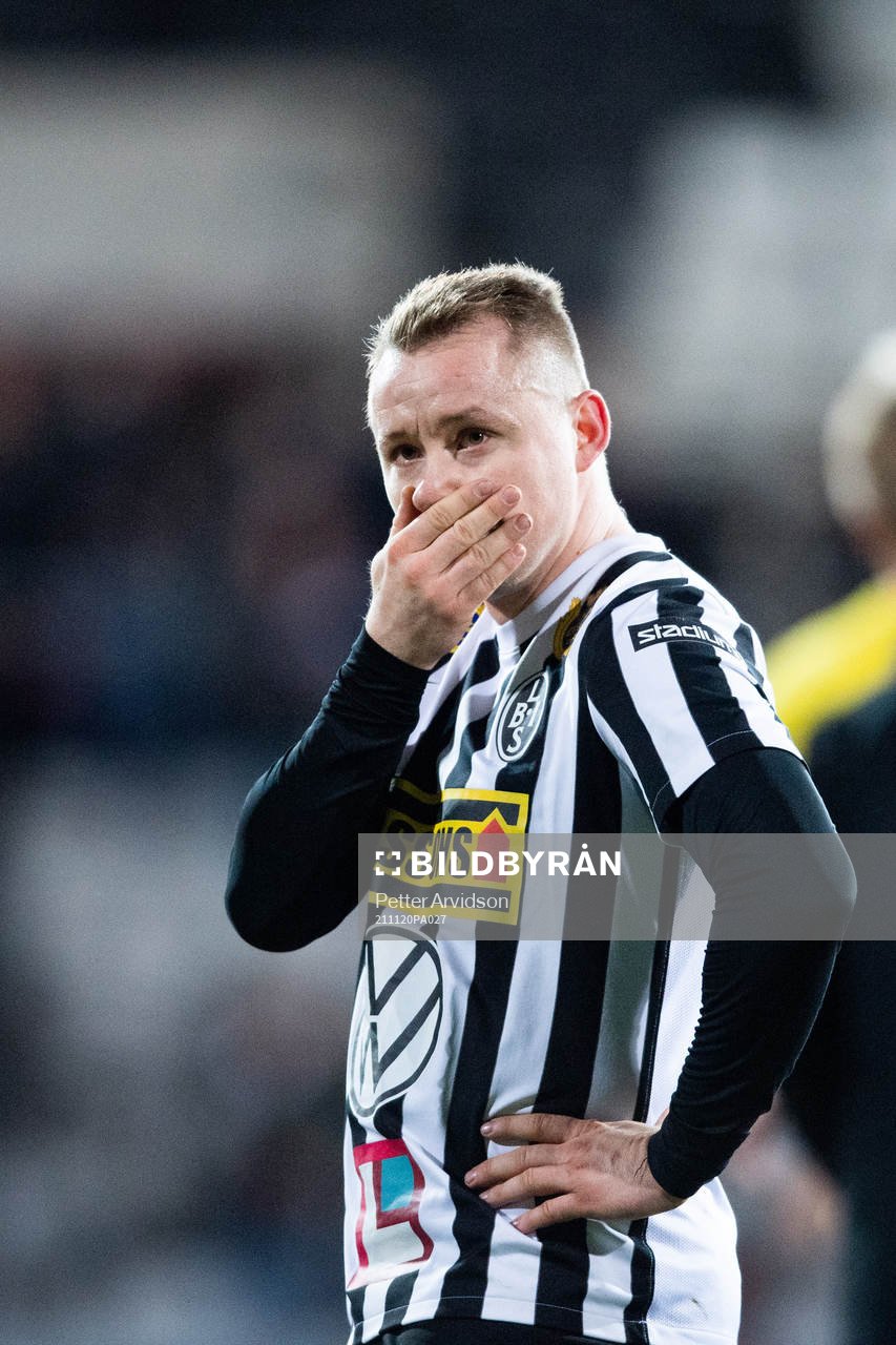 Landskronas Nicklas Nielsen gråter