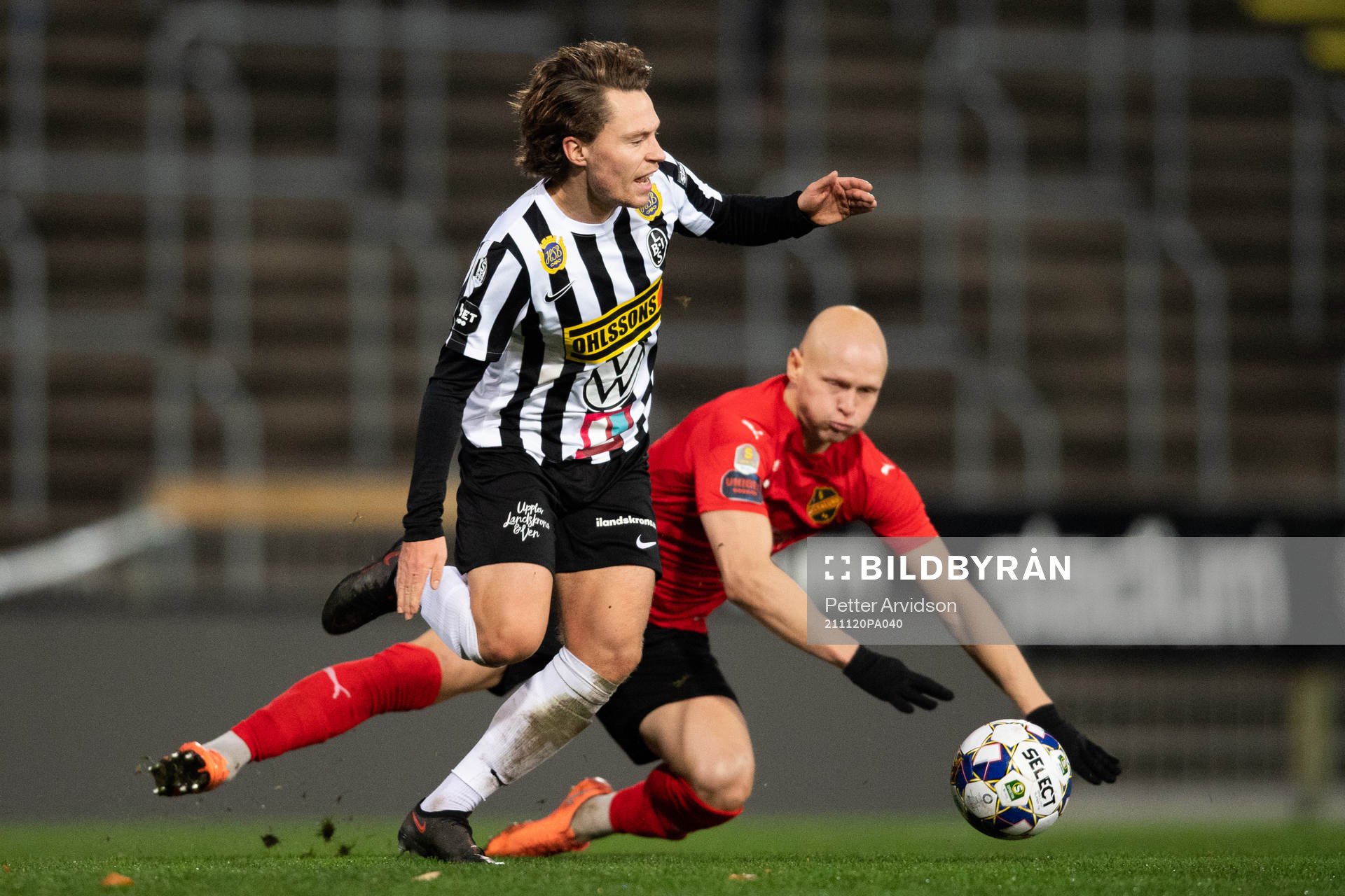 Landskronas Filip Ottosson och Vasalunds Zourab Tsiskaridze