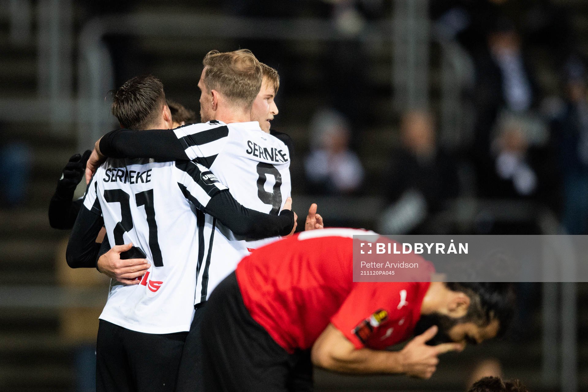 Landskronas spelare jublar