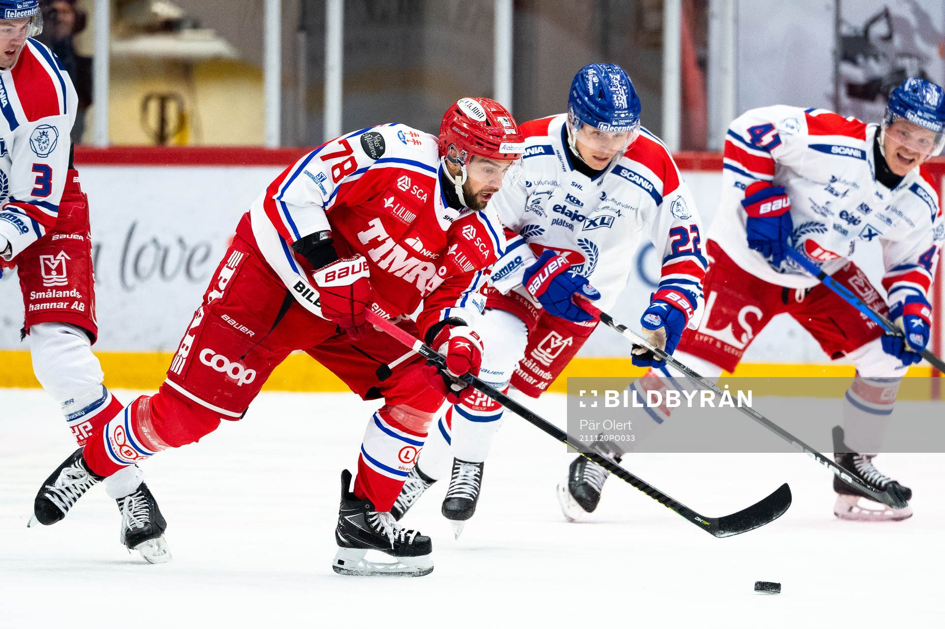 Timrås Robin Hanzl och Oskarshamns John Dahlström
