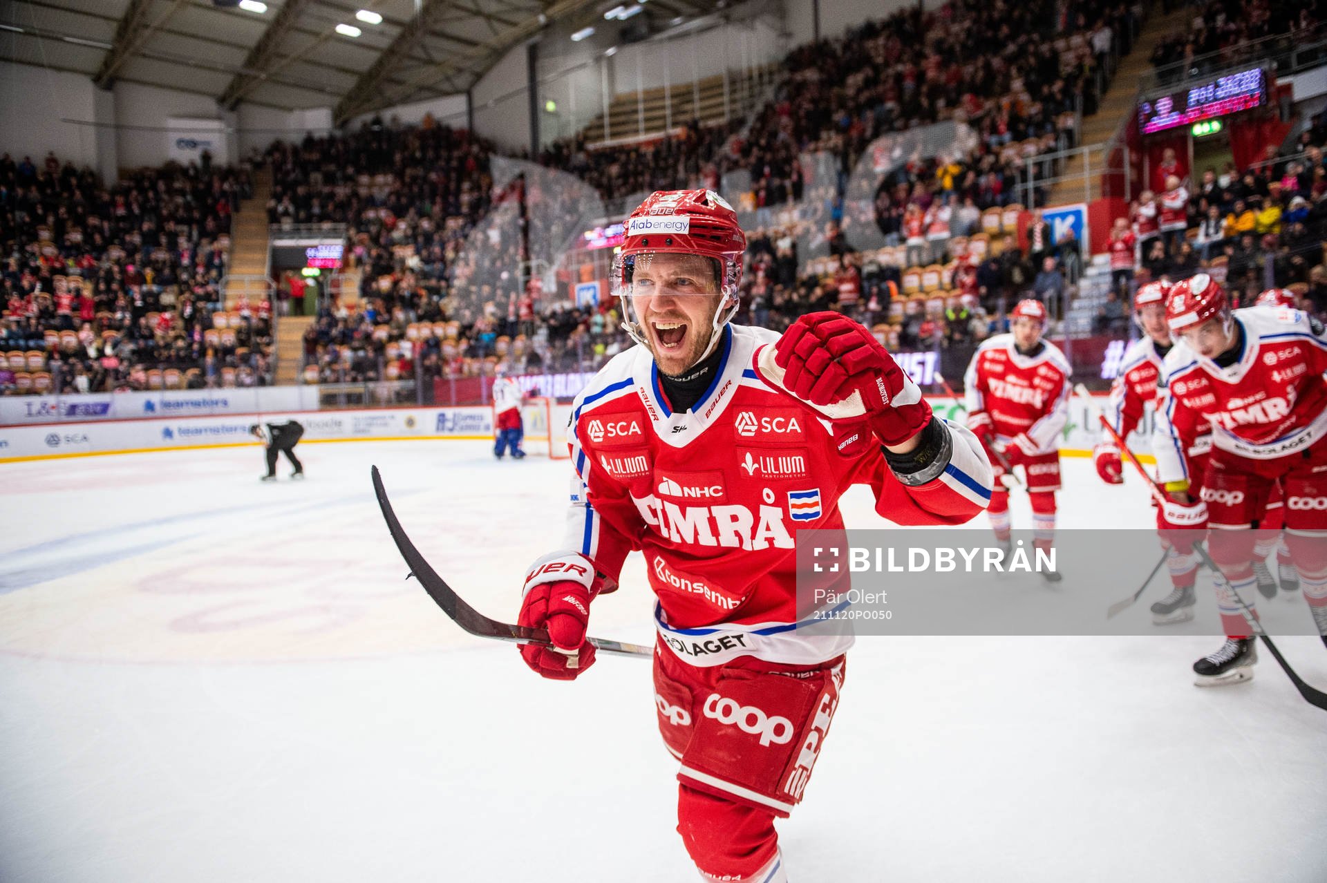 Timrås Jacob Blomqvist jublar