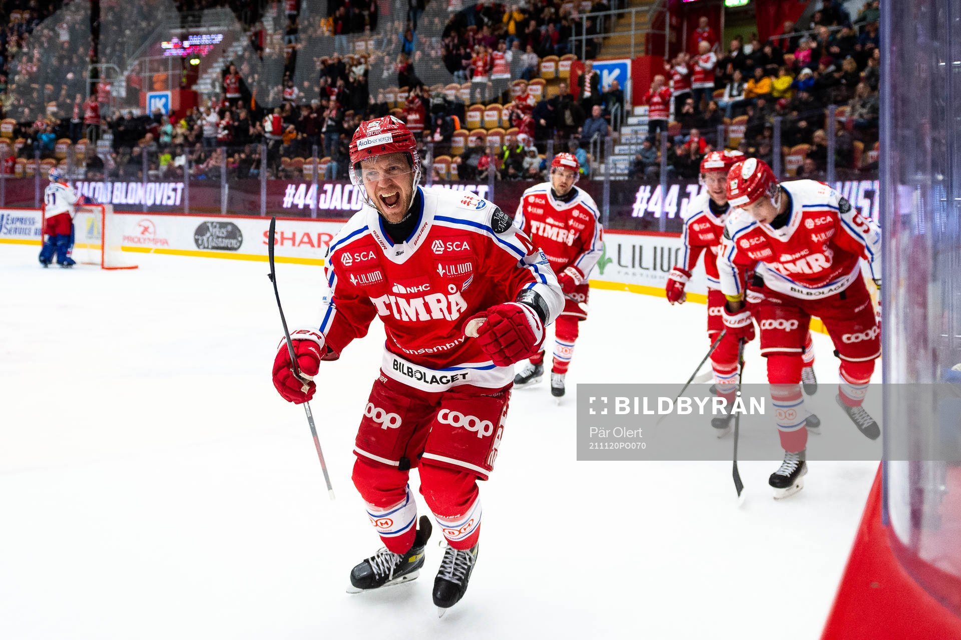 Timrås Jacob Blomqvist jublar