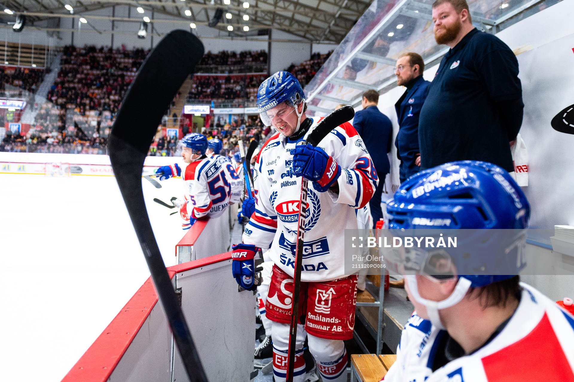 Oskarshamns Lukas Pilö har ont