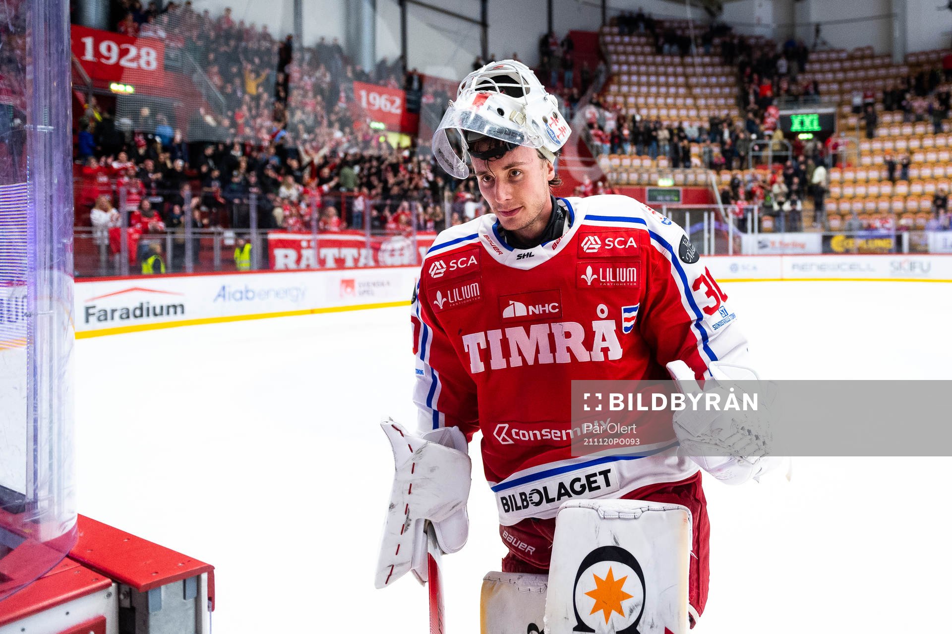 Timrås målvakt Jacob Johansson