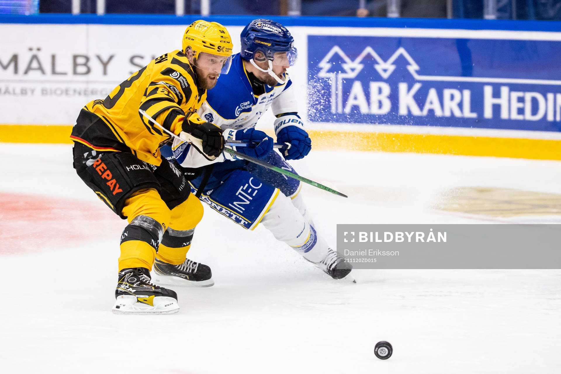 Skellefteås Oskar Nilsson och Leksands Max Veronneau