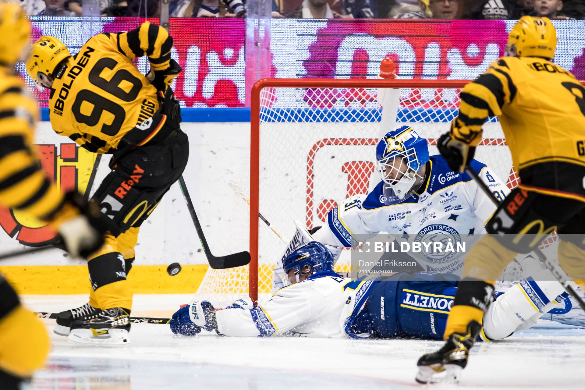 Skellefteås Rickard Hugg och Tobias Ekberg och Leksands